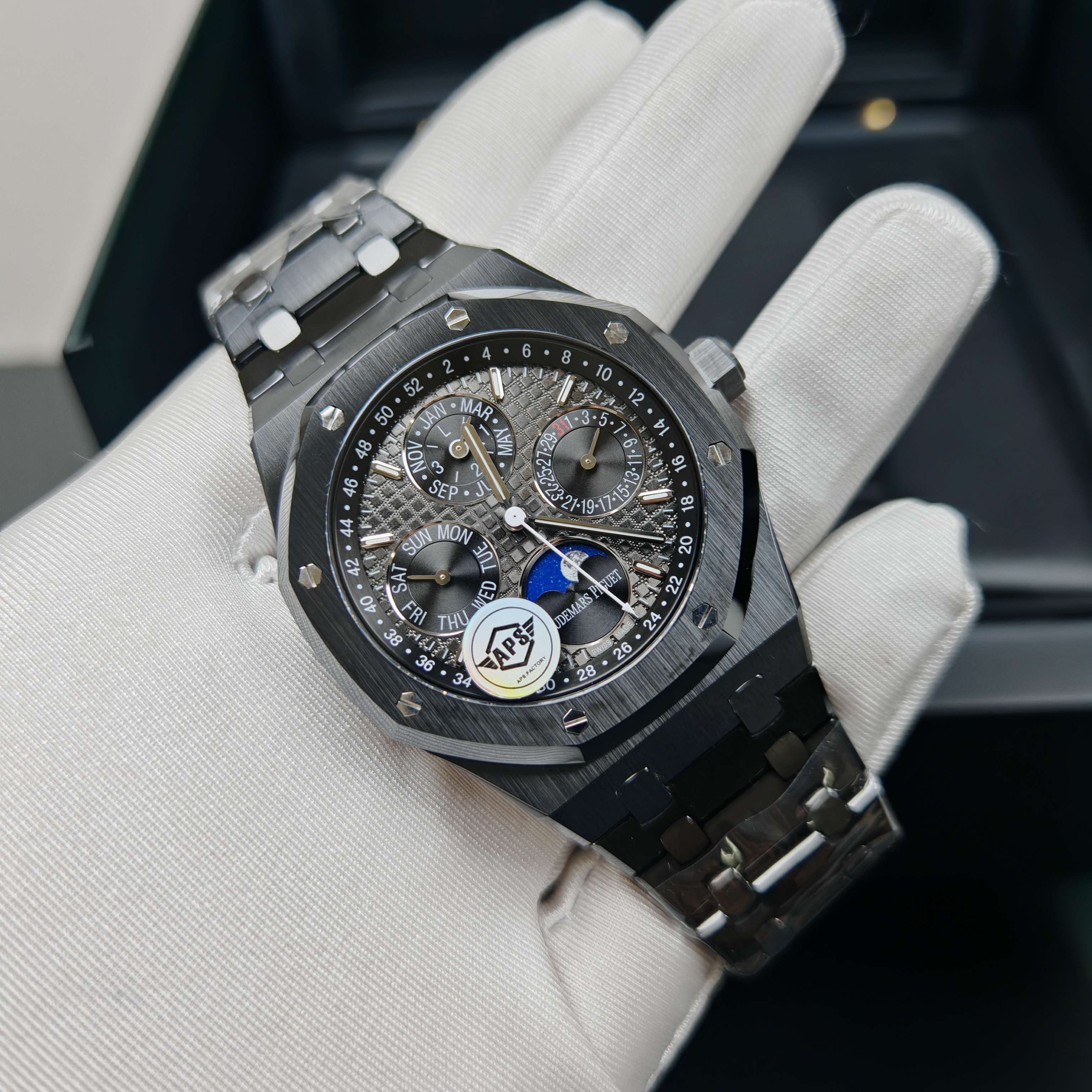 Audemars Piguet Black Ceramic 26579 True Moon Phase