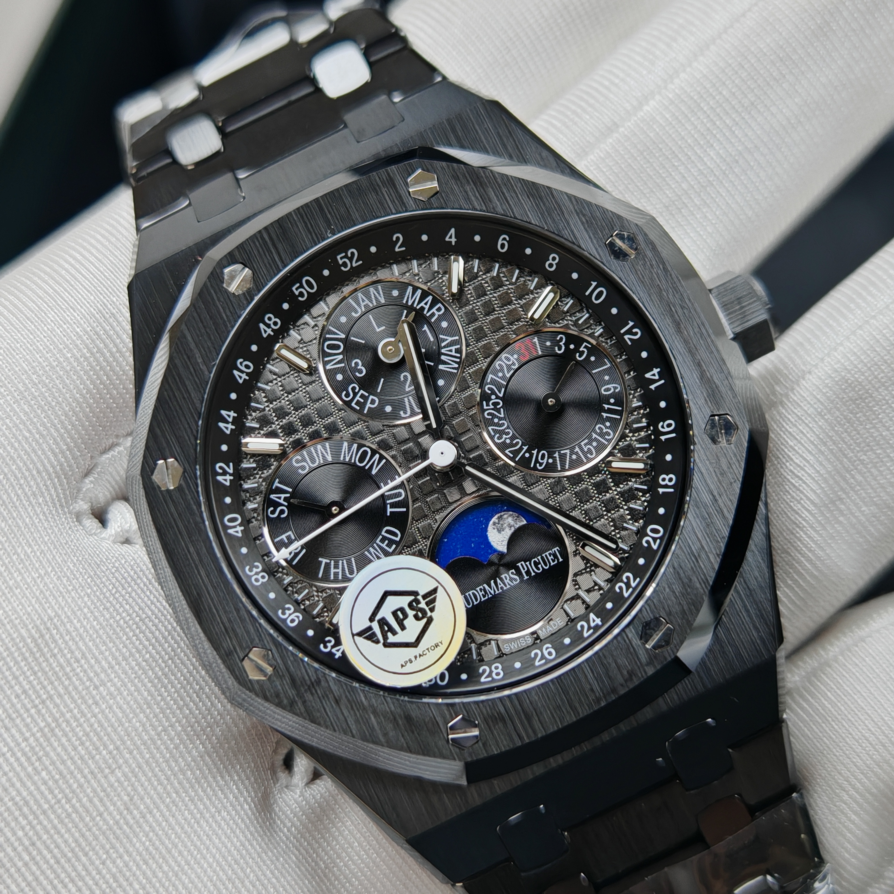 Audemars Piguet Black Ceramic 26579 True Moon Phase