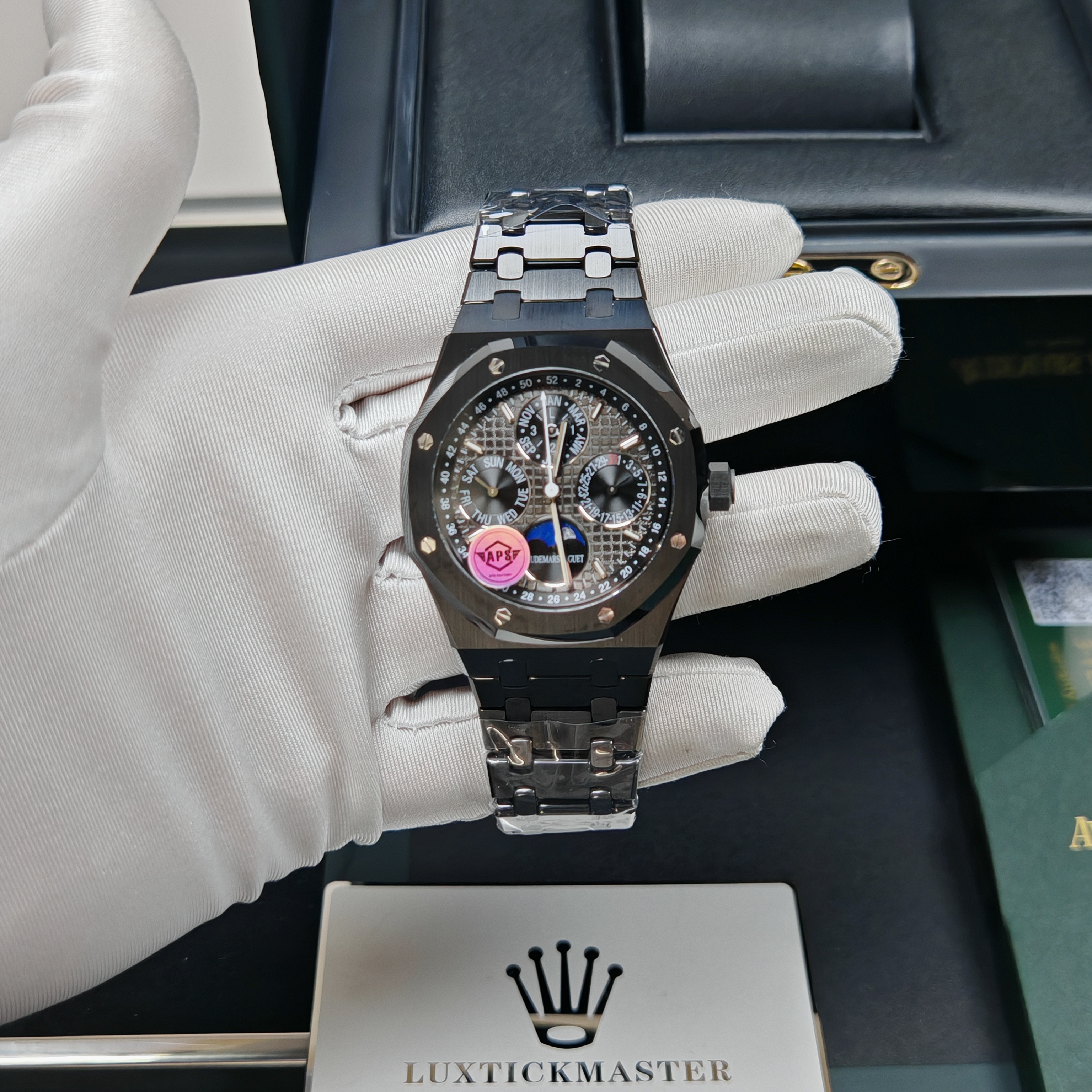 Audemars Piguet Black Ceramic 26579 True Moon Phase