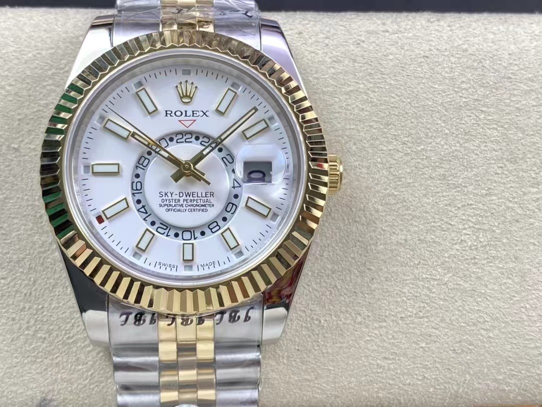 Super Clone Rolex 1:1 Sky-Dweller 9001 Movement  M326933-0009 Watch