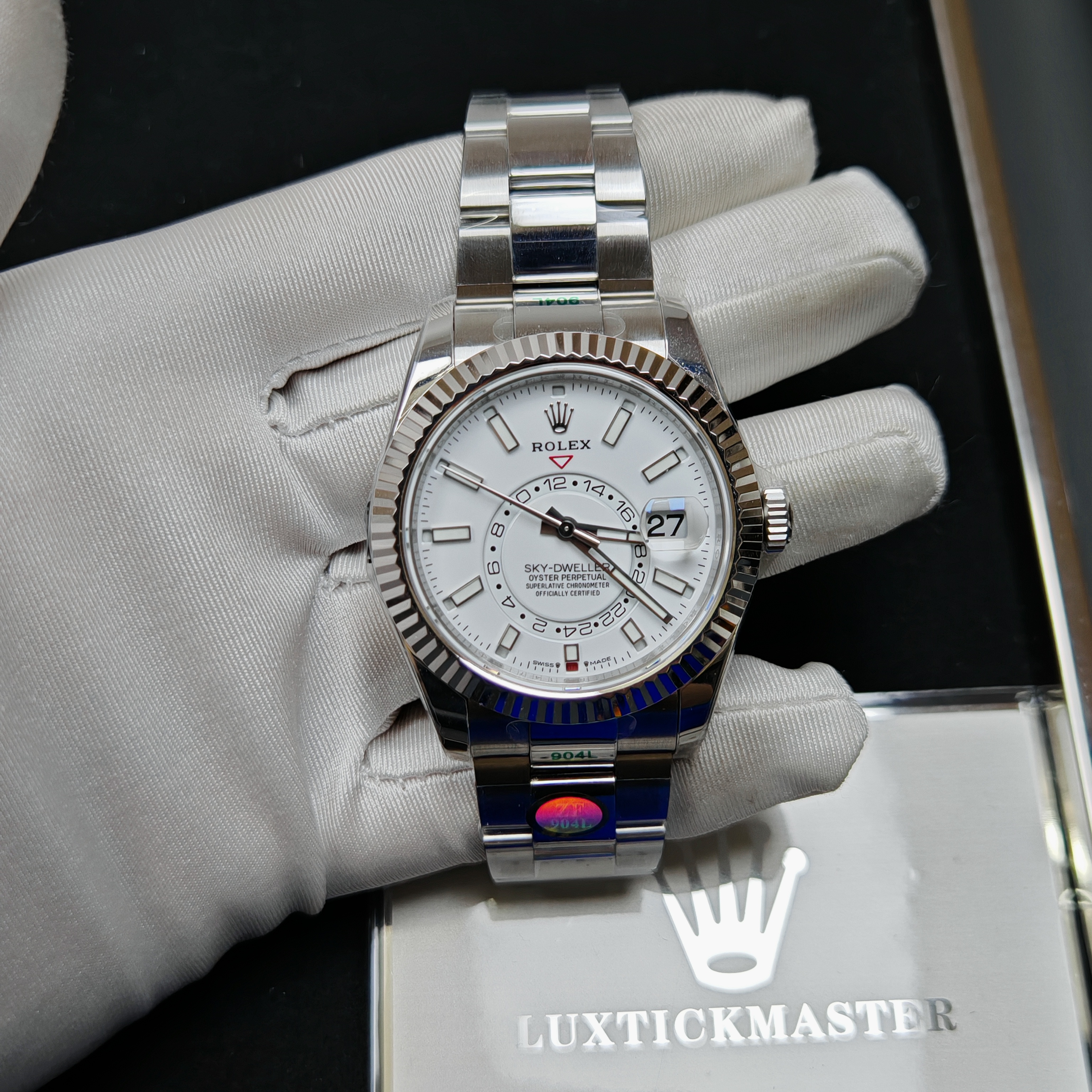 Super Clone Rolex 1:1 Sky-Dweller 9001 Movement  M326934-0001 Watch