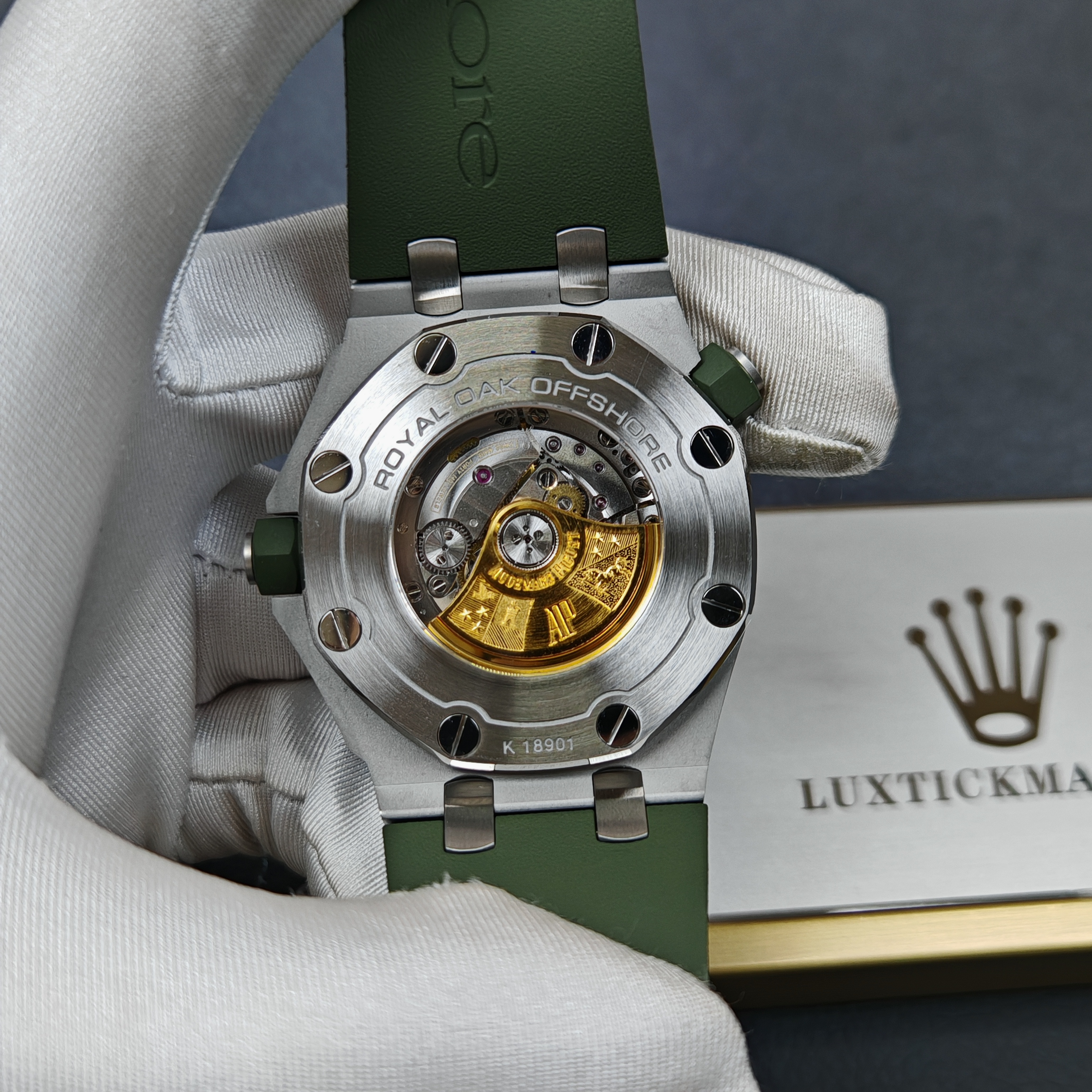 Super Clone Audemars Piguet 1:1 Royal Oak Offshore Diver 15710 Watches – 42mm  Green Dial