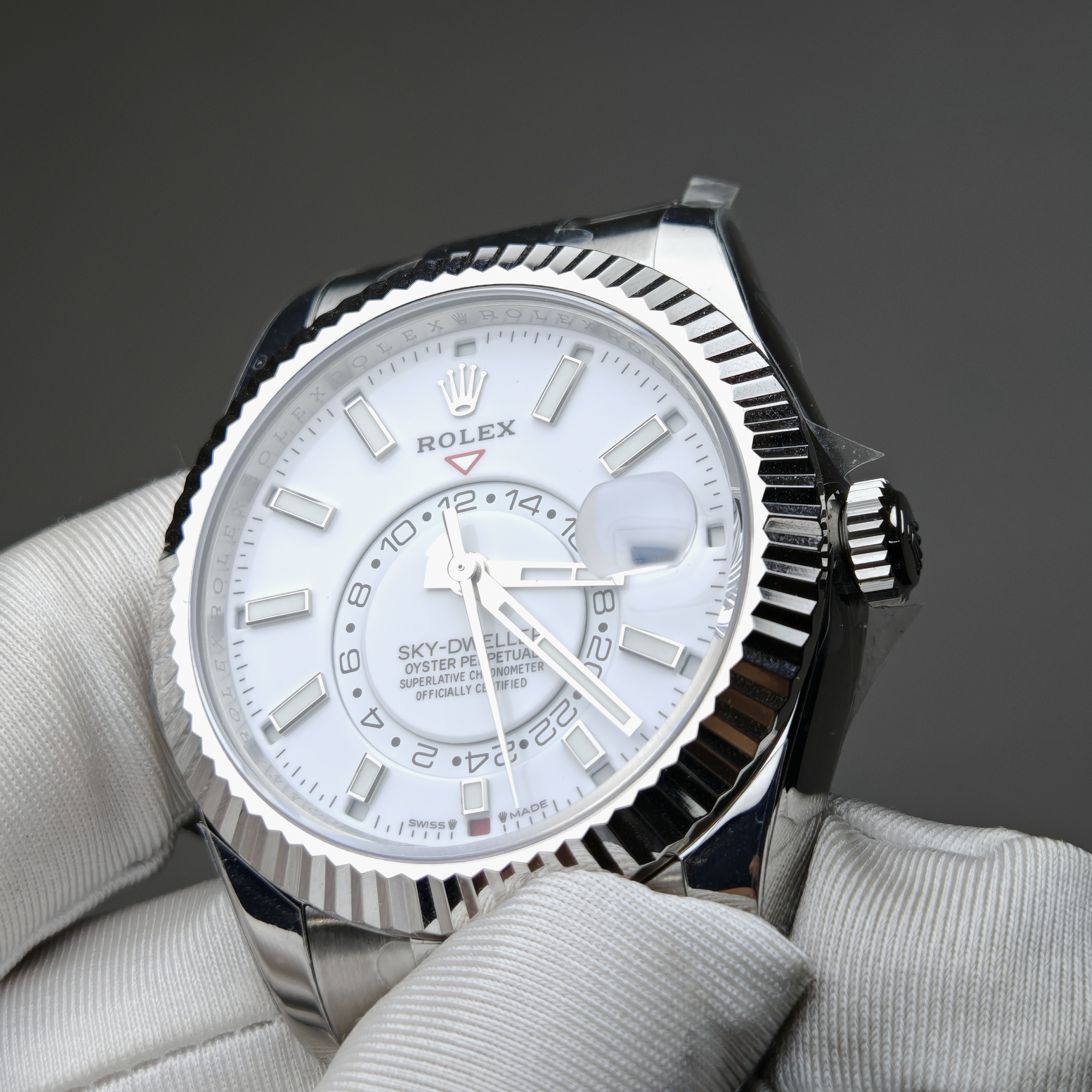 Super Clone Rolex 1:1 Sky-Dweller 9001 Movement  M326934-0001 Watch