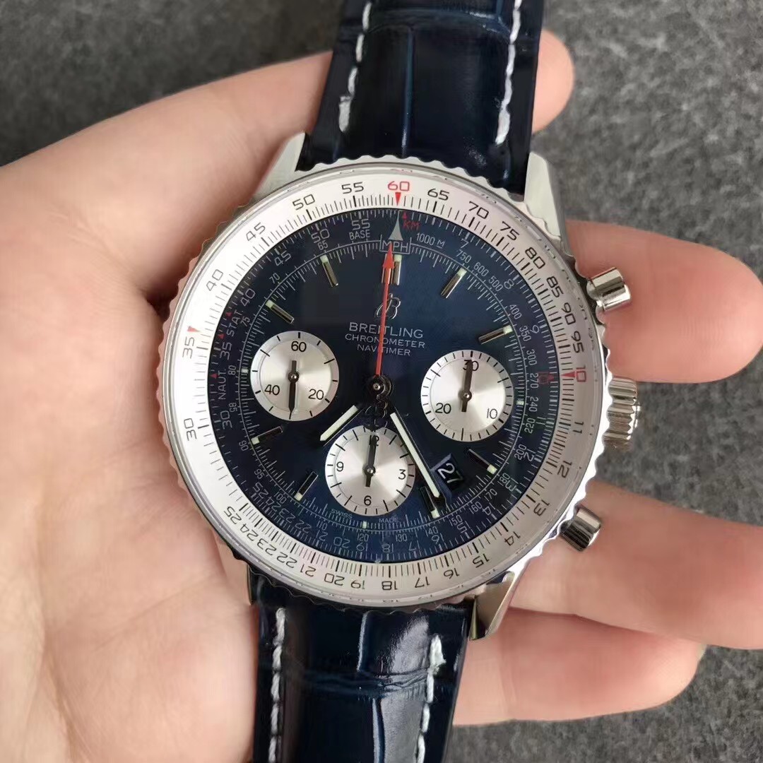 Breitling 1:1 Super Clone  Ling Aviation Chronograph 1 Series AB0127211C1X2