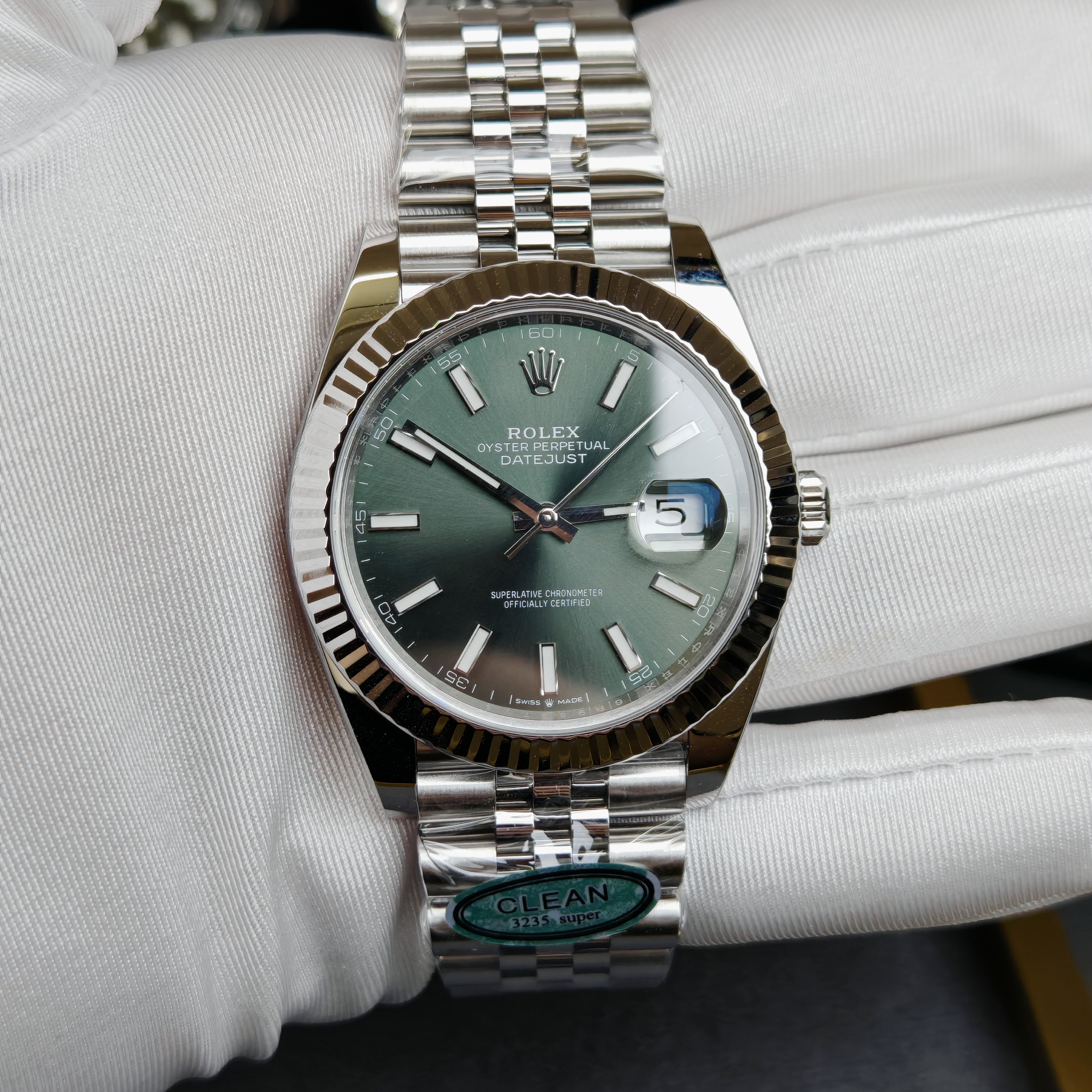 Super Clone Rolex 1:1  Datejust 3235 Movement  M126334-0028 Watch