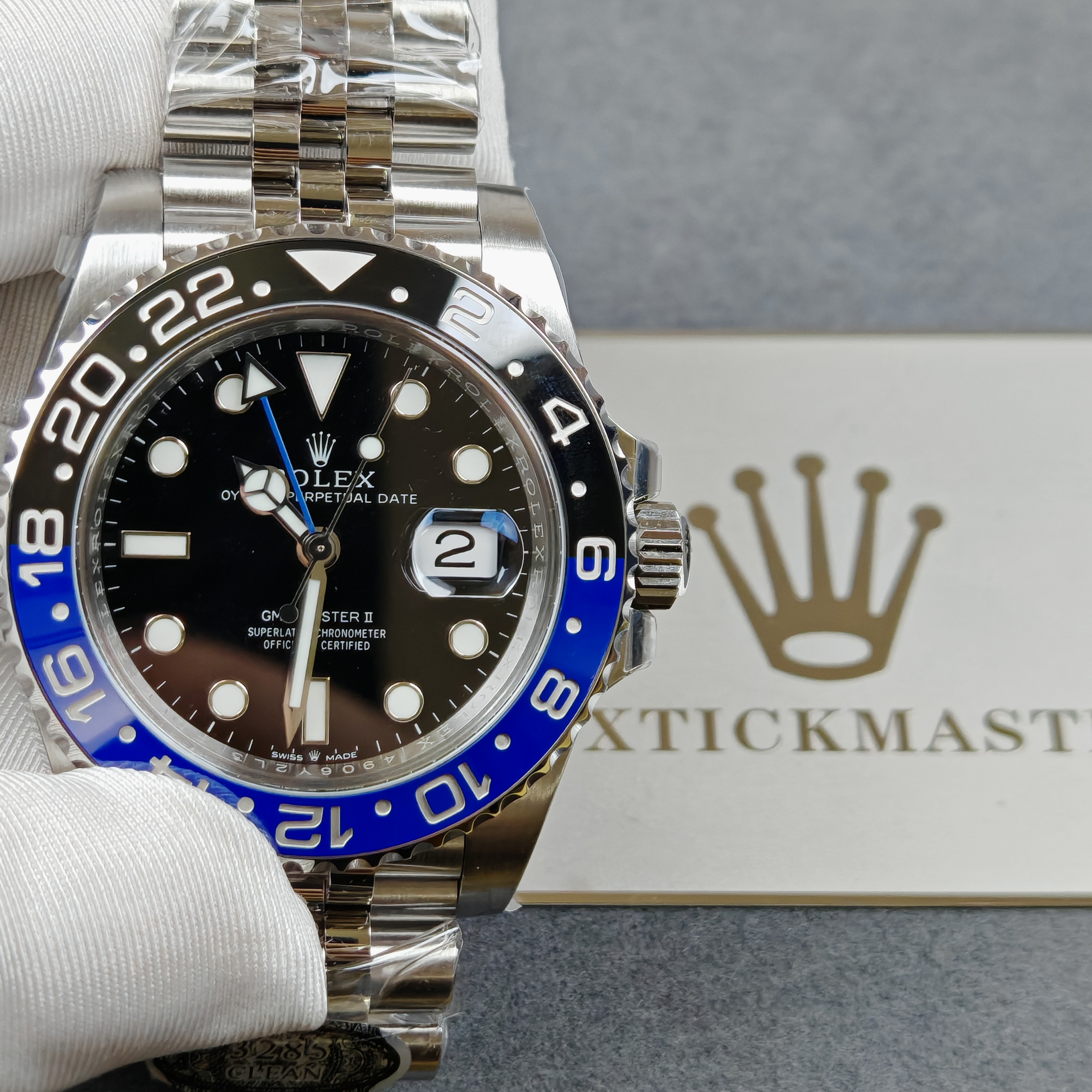 Rolex GMT Master II 126710BLNR Stainless Steel 'BatGirl' (40mm) Super Clone