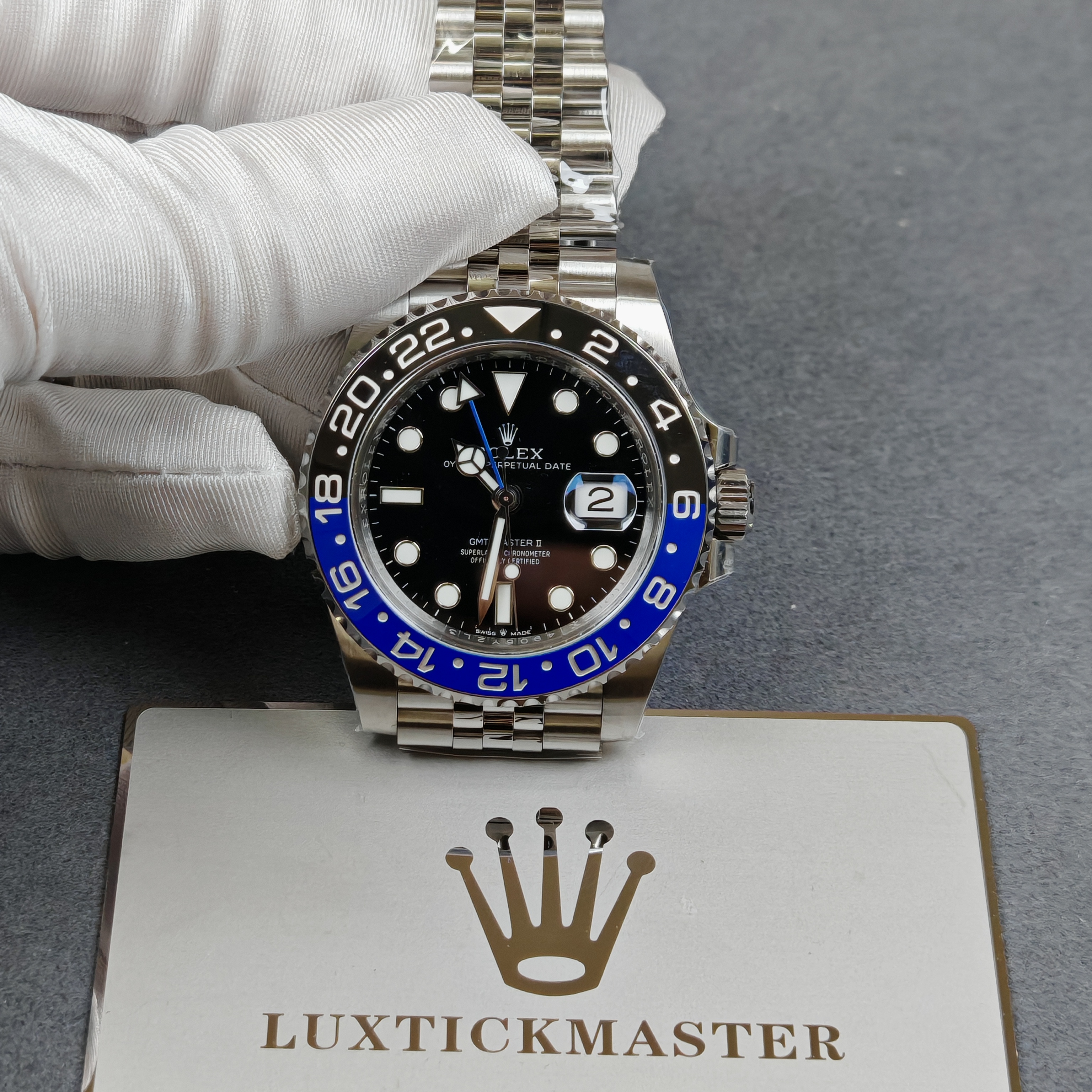 Rolex GMT Master II 126710BLNR Stainless Steel 'BatGirl' (40mm) Super Clone