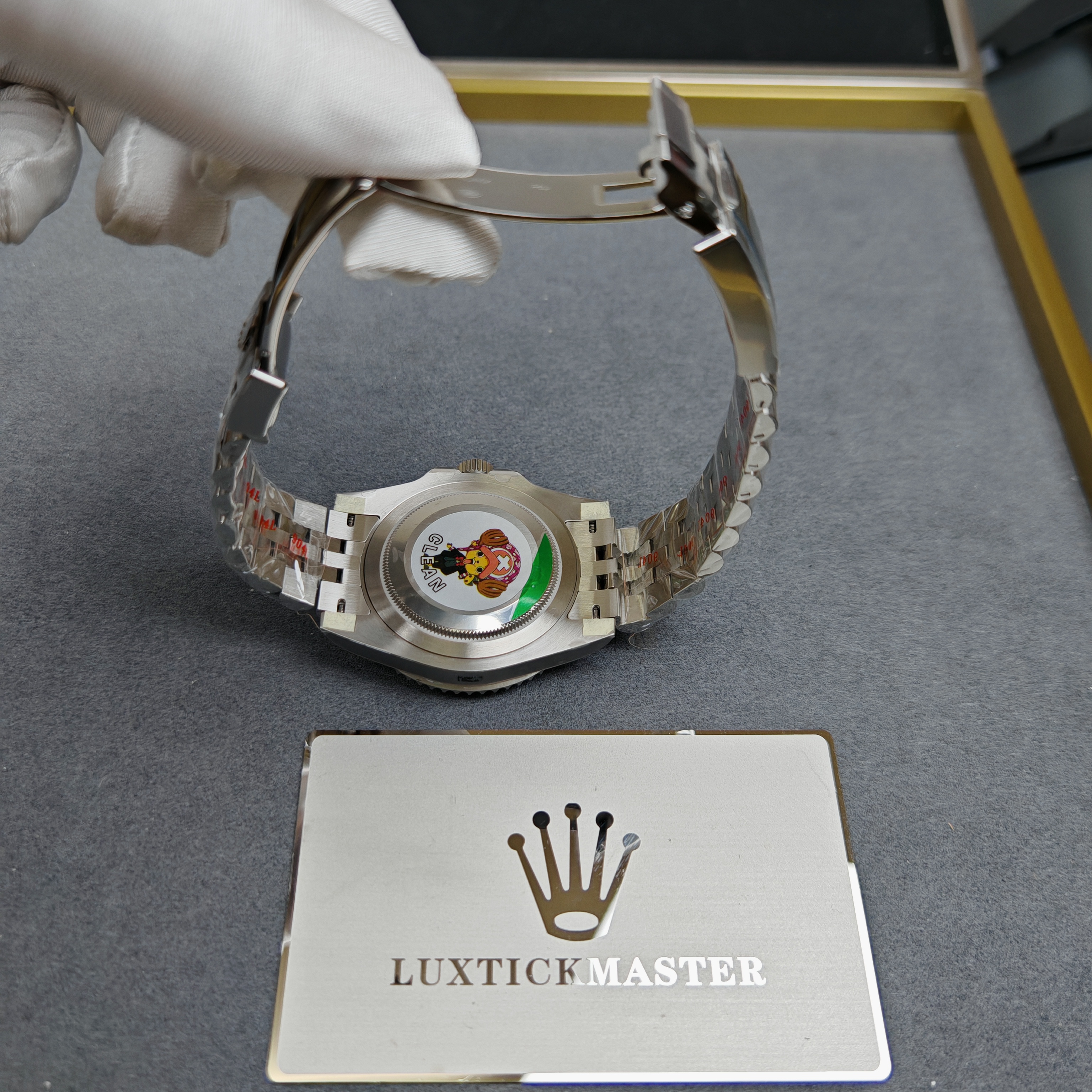 Rolex Bruce Wayne GMT Master II 126710grnr-0003 Black/Grey two-tone ceramic bezel Stainless Steel (40mm) Super Clone