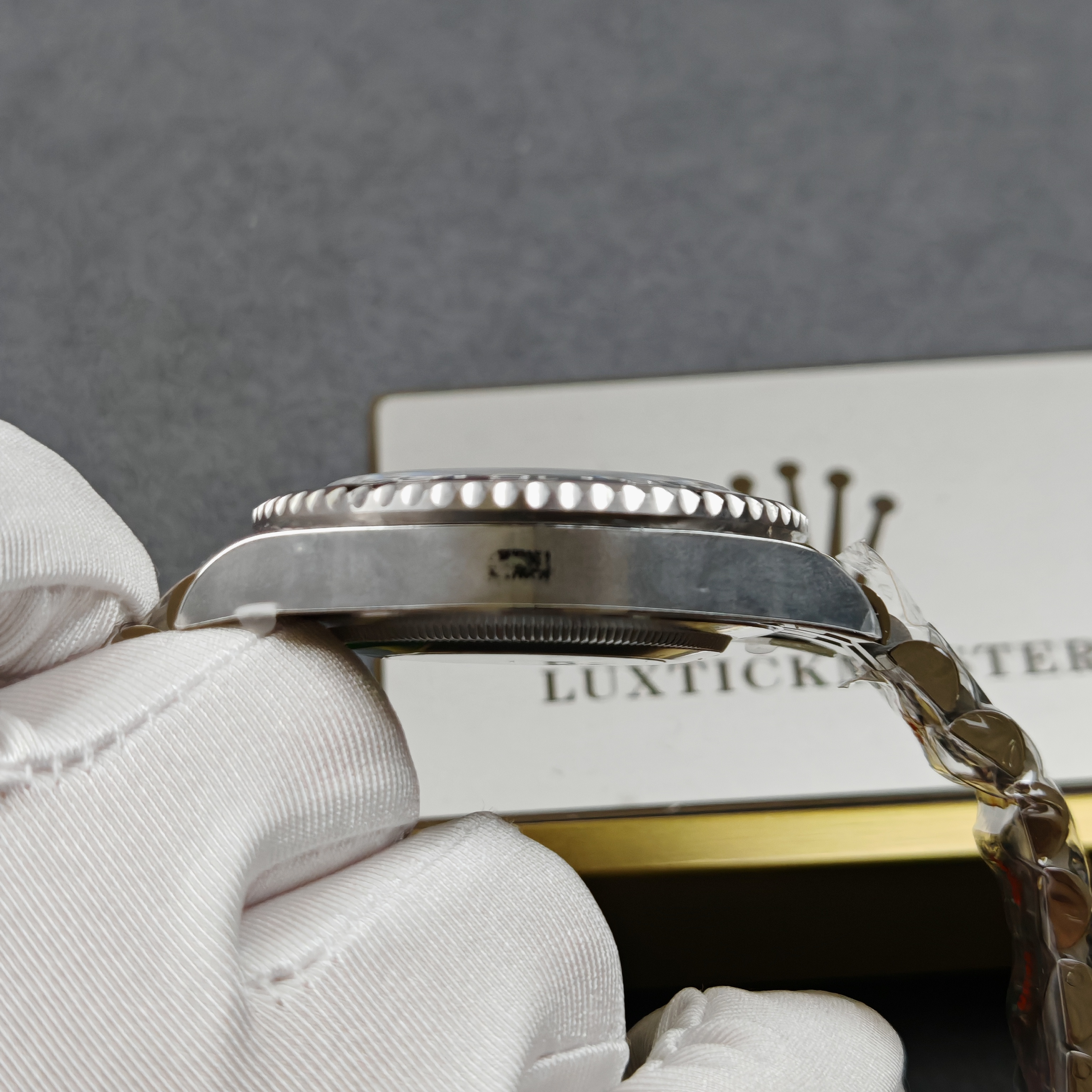 Rolex Bruce Wayne GMT Master II 126710grnr-0003 Black/Grey two-tone ceramic bezel Stainless Steel (40mm) Super Clone