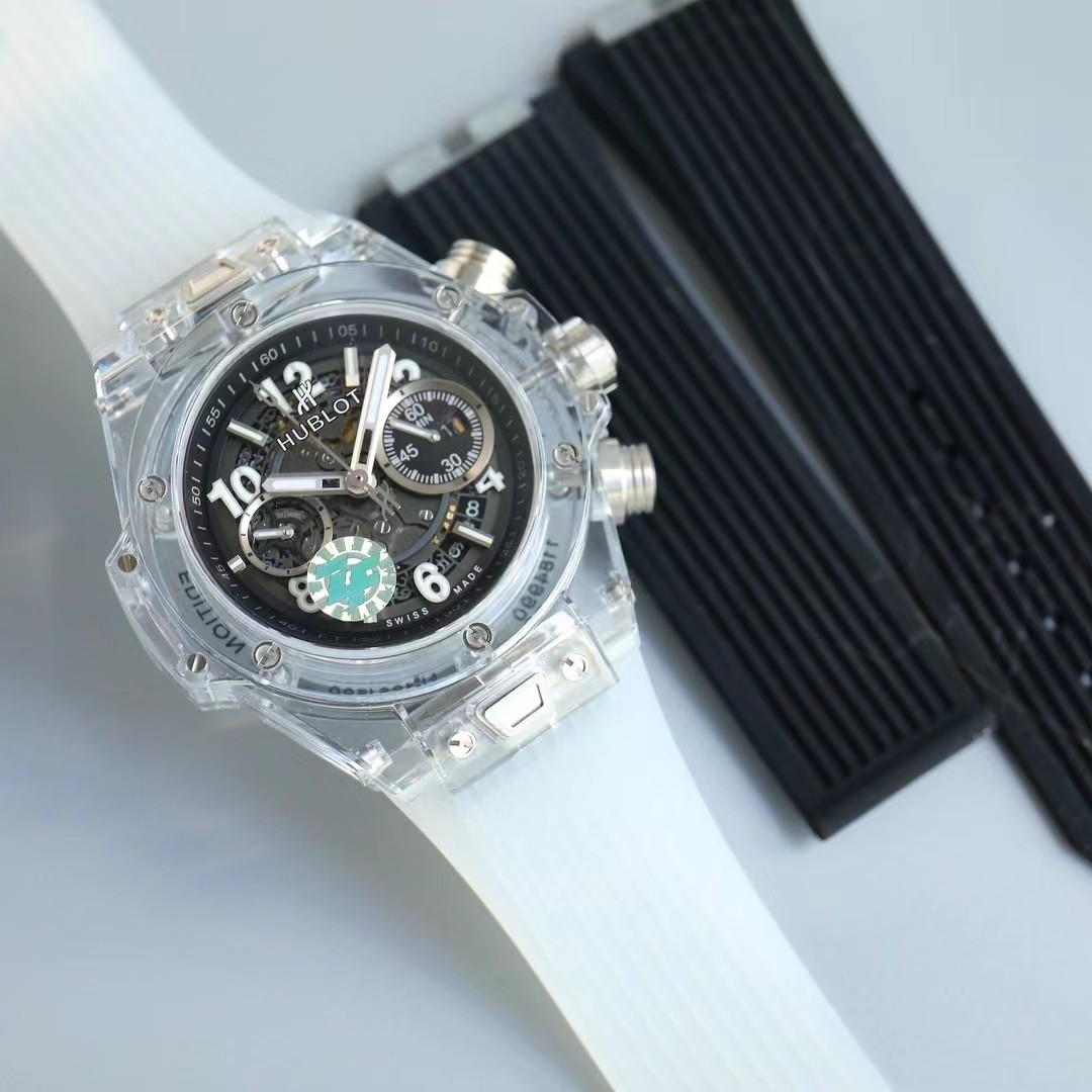 Super clone 1:1 Hublot big bang series 411.jx.4802.rt fully transparent watch