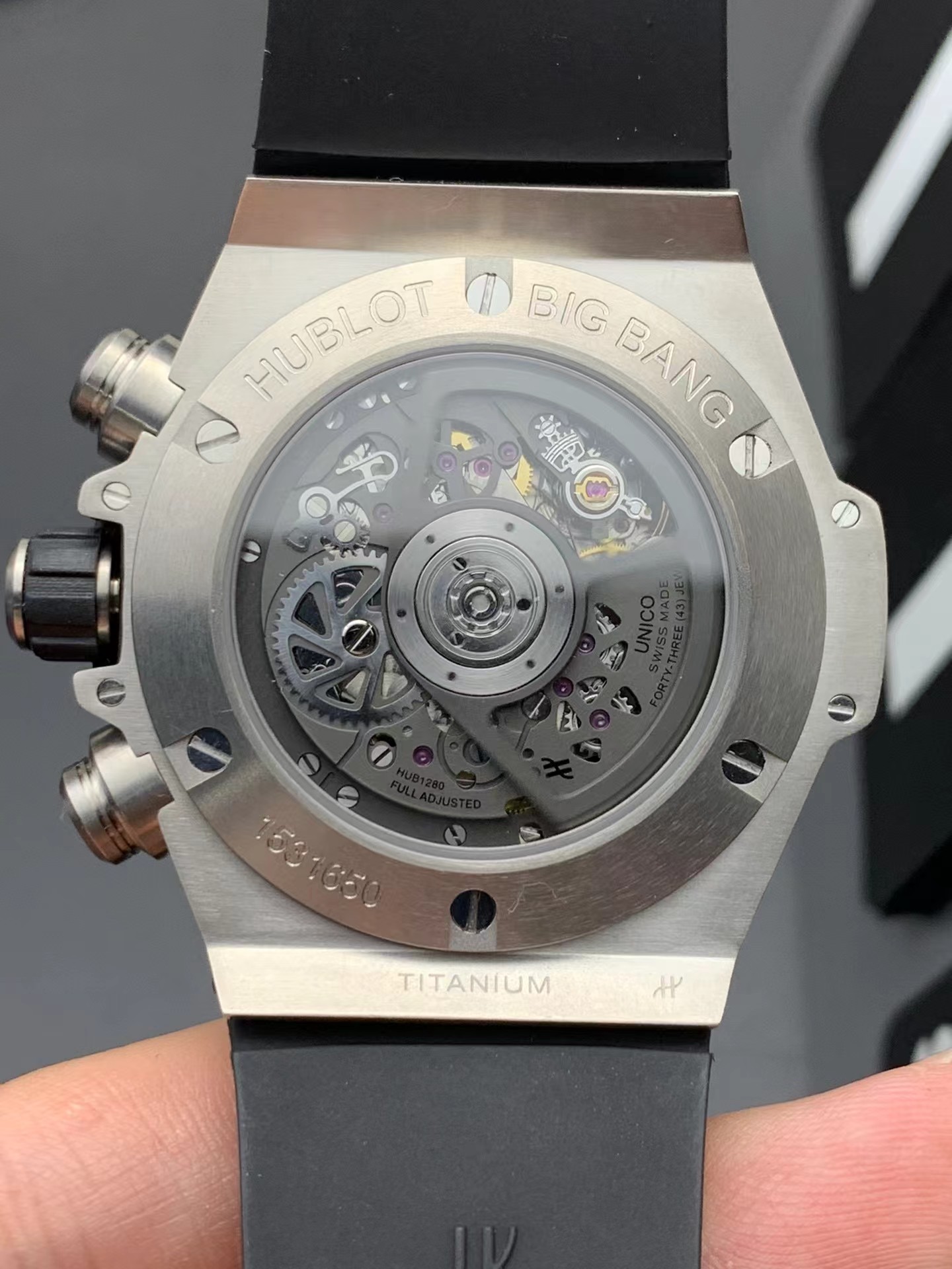 Super clone 1:1 Hublot big bang series 441 Brand new customized Hublot exclusive unico hub 1280 self-winding chronograph movement
