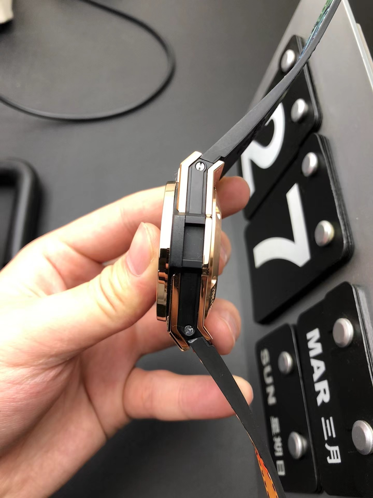 Super clone 1:1 Hublot Big Bang Unico 42mm 441.ox.9910.LR.0999 rainbow diamond watch