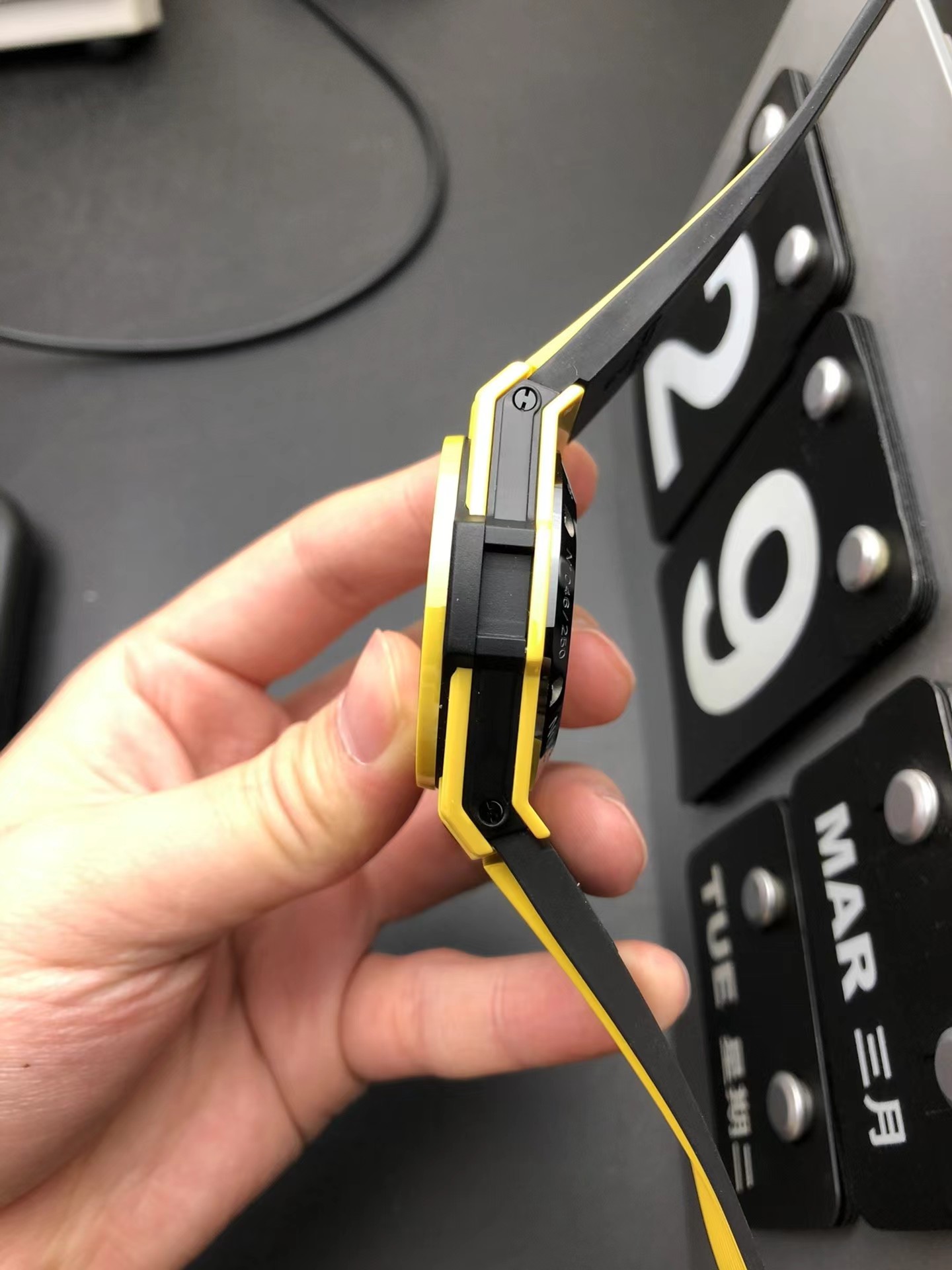 Super clone 1:1 Hublot BIG BANG series 441.CY.471Y.RX UNICO yellow magic ceramic watch