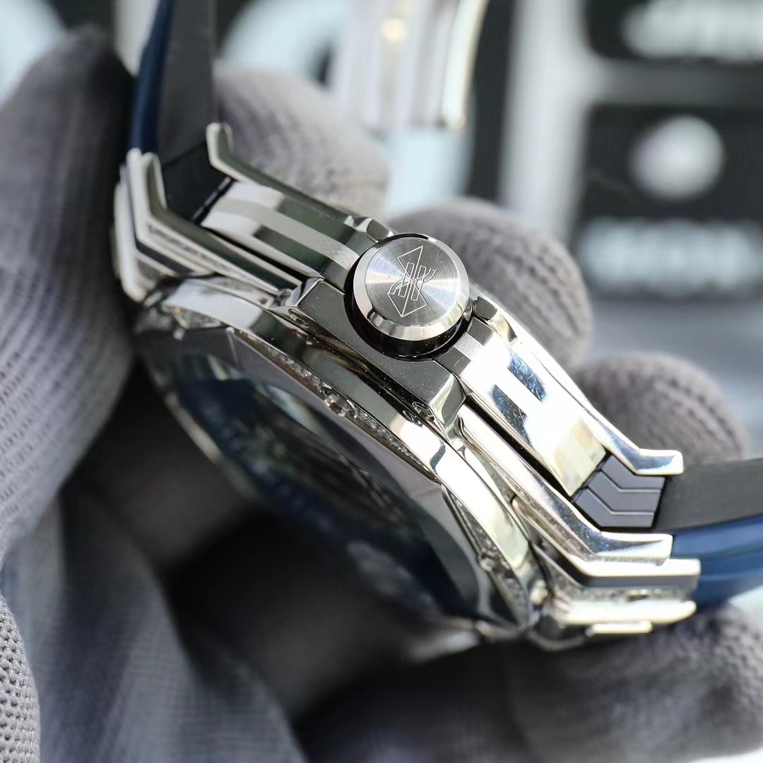 Super clone 1:1 Hublot big bang sang bleu ii tattoo watch hbf  factory