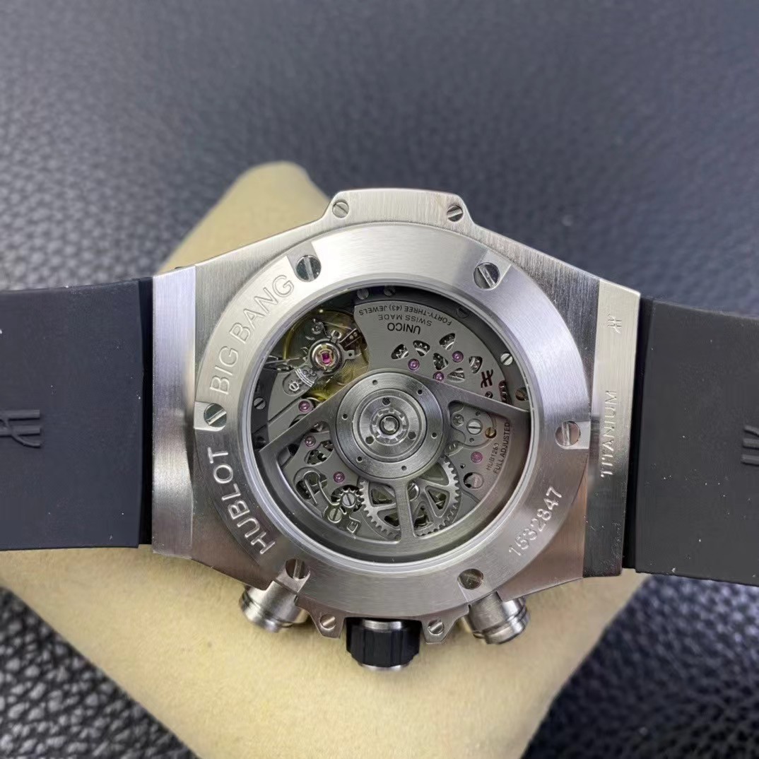 Super clone 1:1 Hublot big bang series diamond model Unico hub 1280 automatic winding chronograph movement 44mm, all functions are 100% perfectly realized