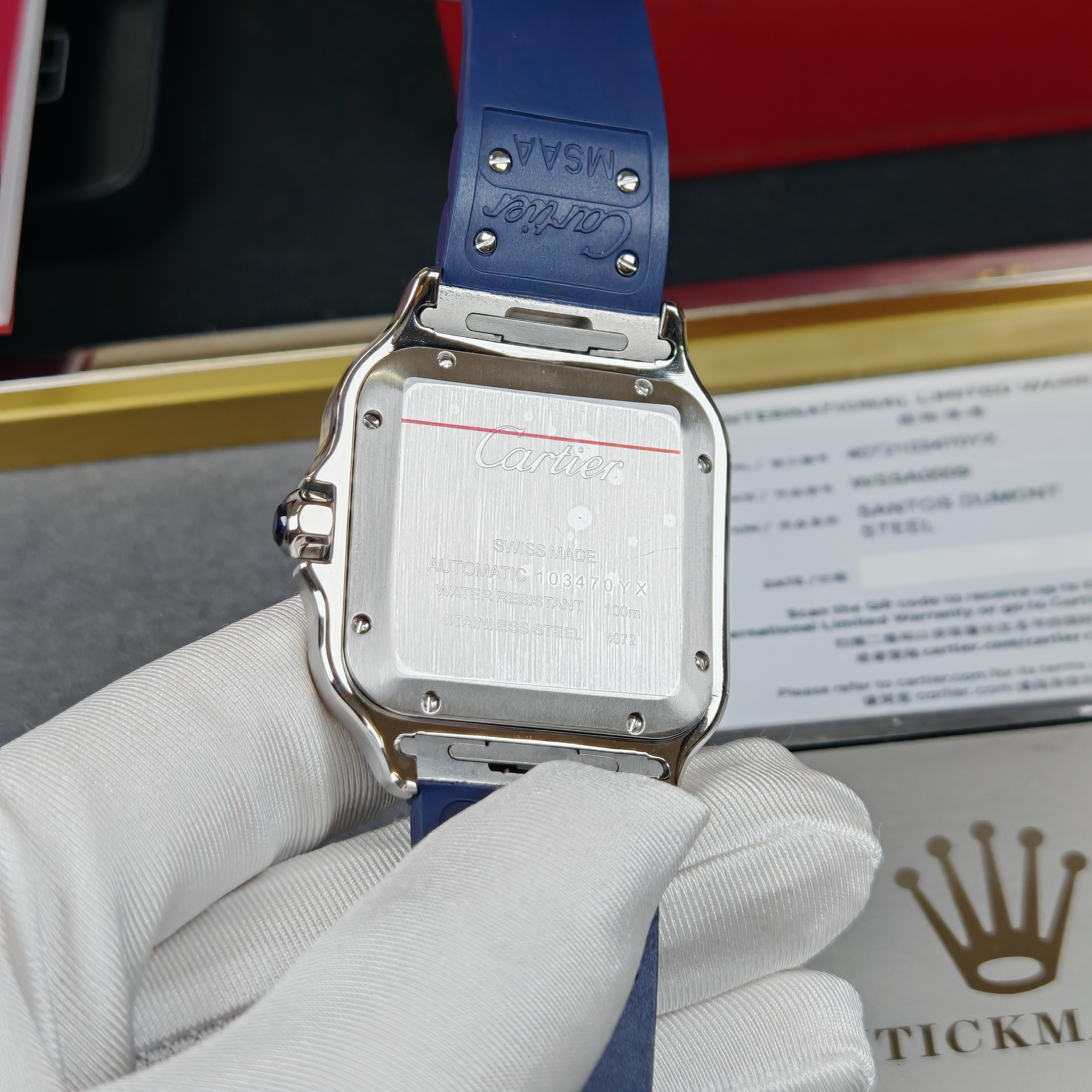 Super clone 1:1 Cartier Santos series WSSA0047 watch