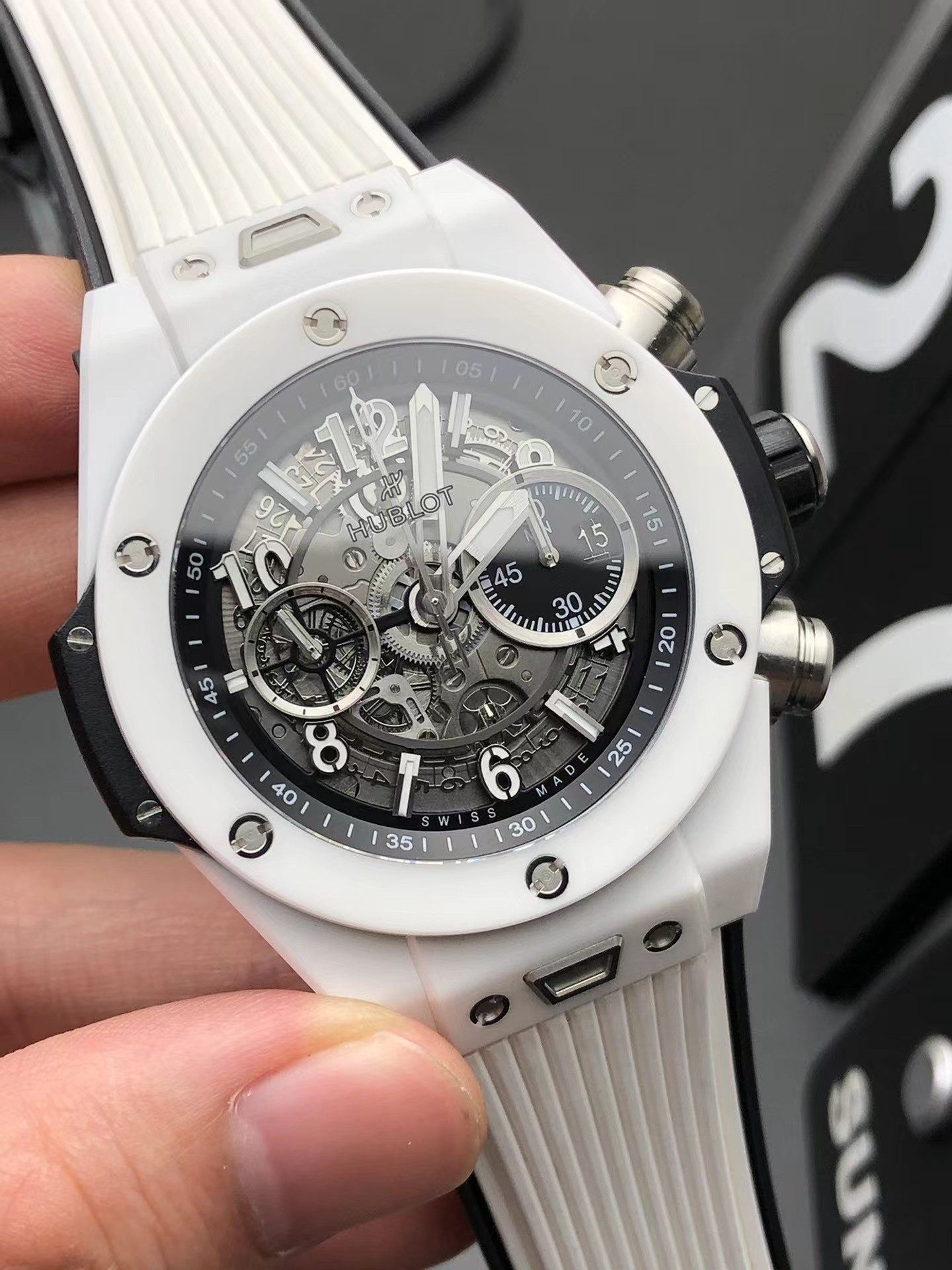 Super clone 1:1 Hublot big bang series 441 Brand new customized Hublot exclusive unico hub 1280 self-winding chronograph movement
