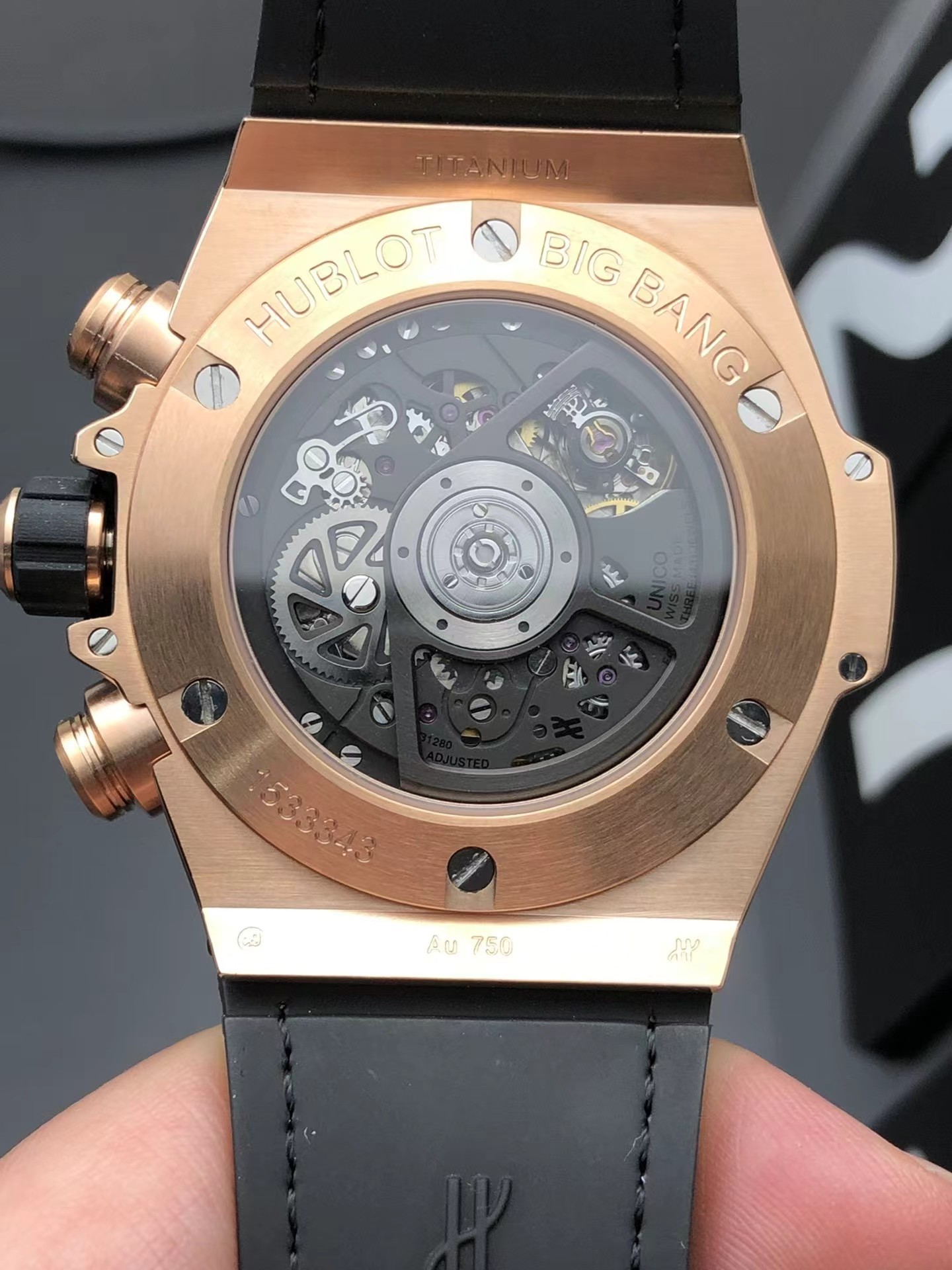 Super clone 1:1 Hublot Big Bang Unico 42mm 441.ox.9910.LR.0999 rainbow diamond watch