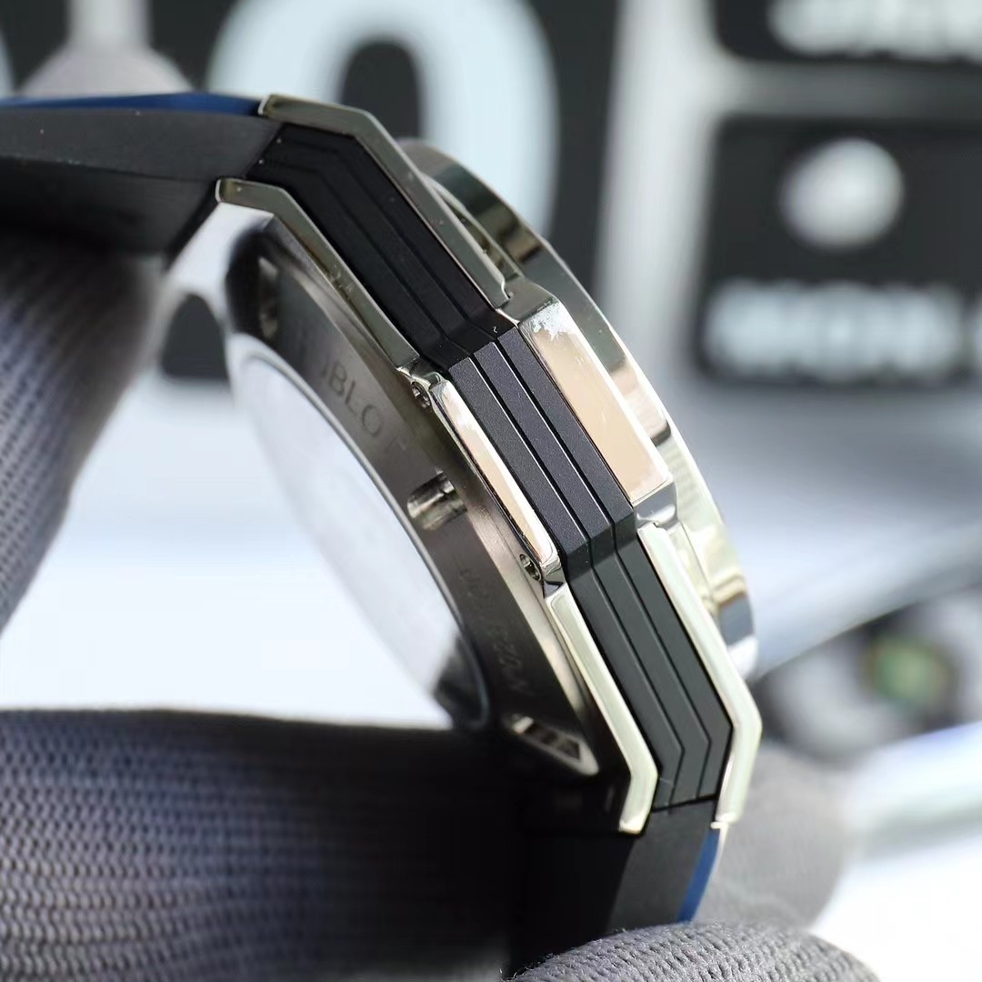 Super clone 1:1 Hublot big bang sang bleu ii tattoo watch hbf  factory