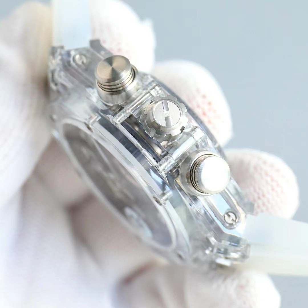 Super clone 1:1 Hublot big bang series 411.jx.4802.rt fully transparent watch