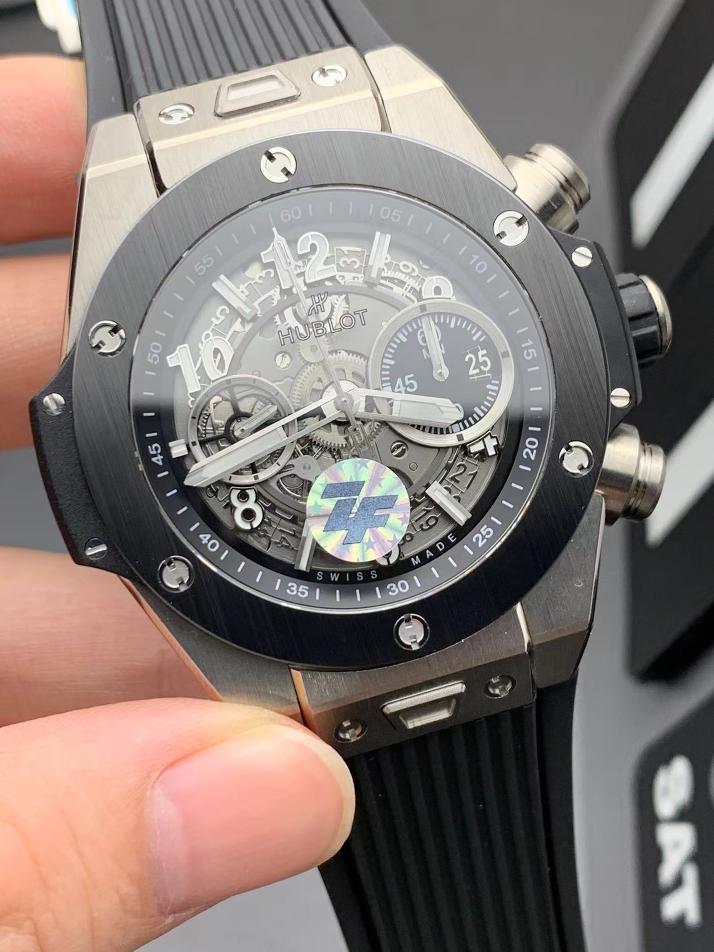 Super clone 1:1 Hublot big bang series 441 Brand new customized Hublot exclusive unico hub 1280 self-winding chronograph movement