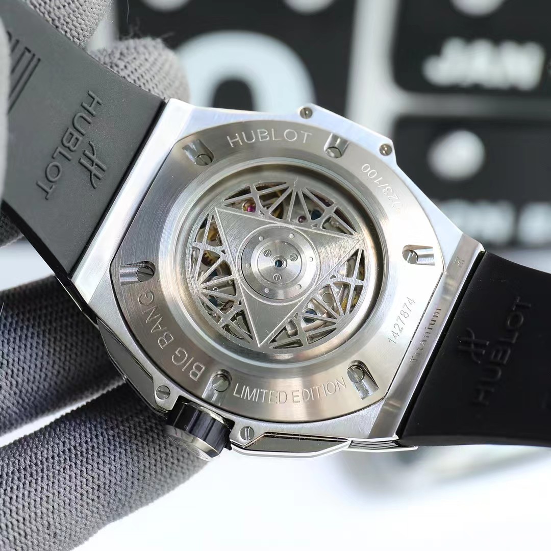 Super clone 1:1 Hublot big bang sang bleu ii tattoo watch hbf  factory