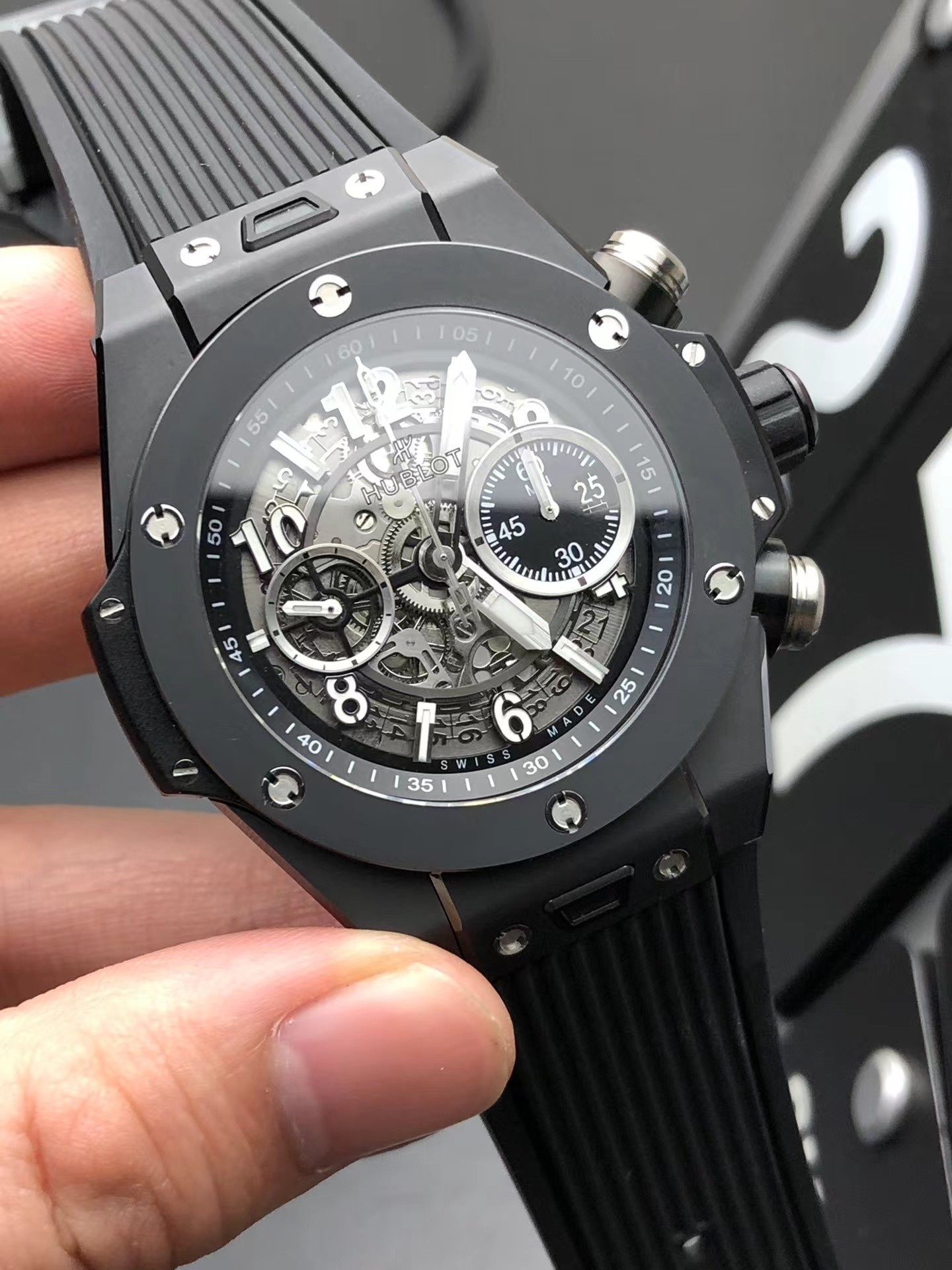 Super clone 1:1 Hublot big bang series 441 Brand new customized Hublot exclusive unico hub 1280 self-winding chronograph movement