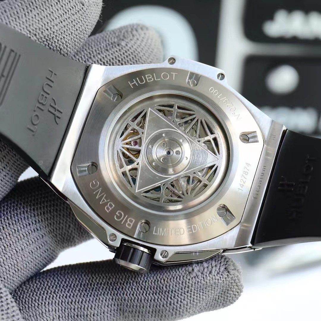 Super clone 1:1 Hublot big bang sang bleu ii tattoo watch hbf  factory