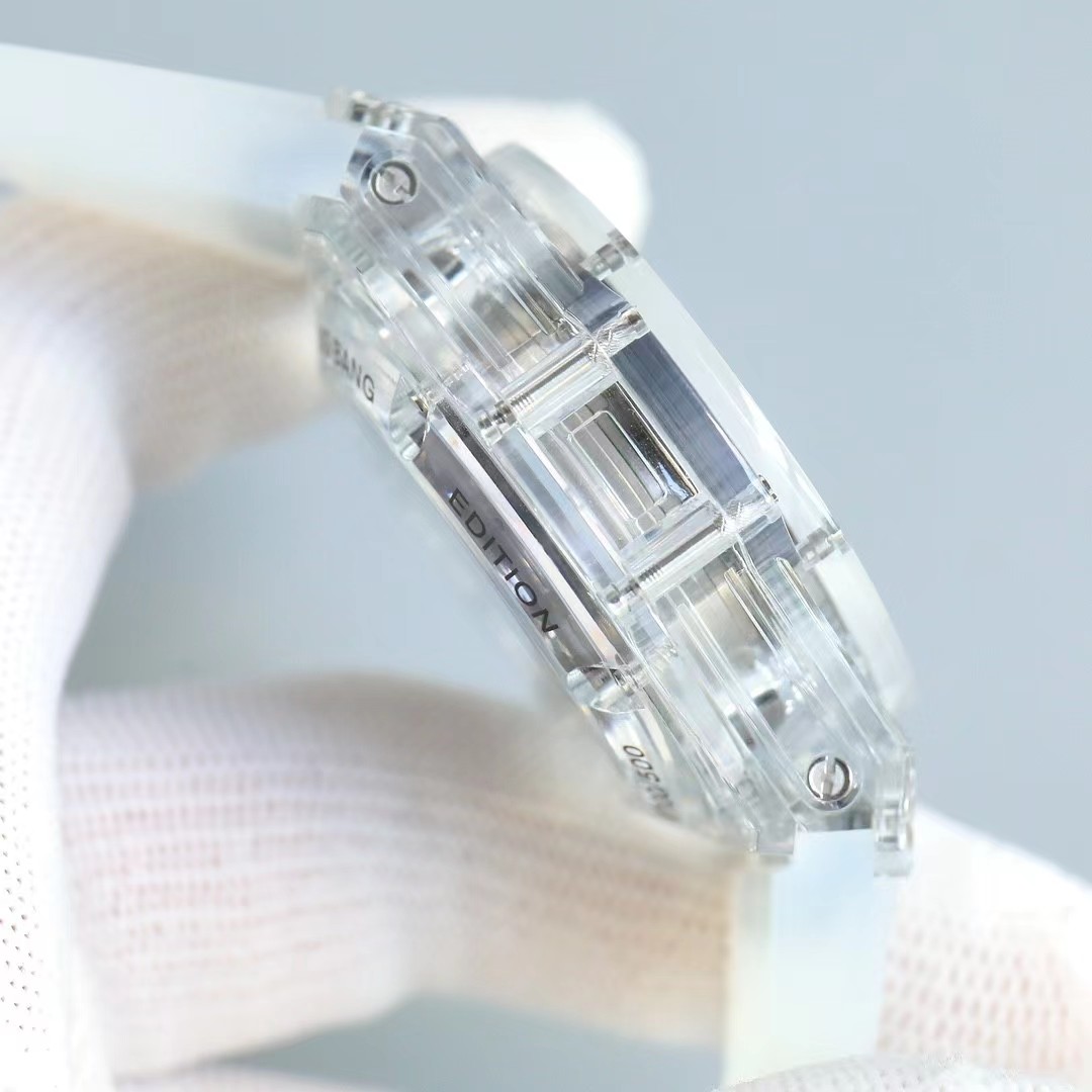 Super clone 1:1 Hublot big bang series 411.jx.4802.rt fully transparent watch