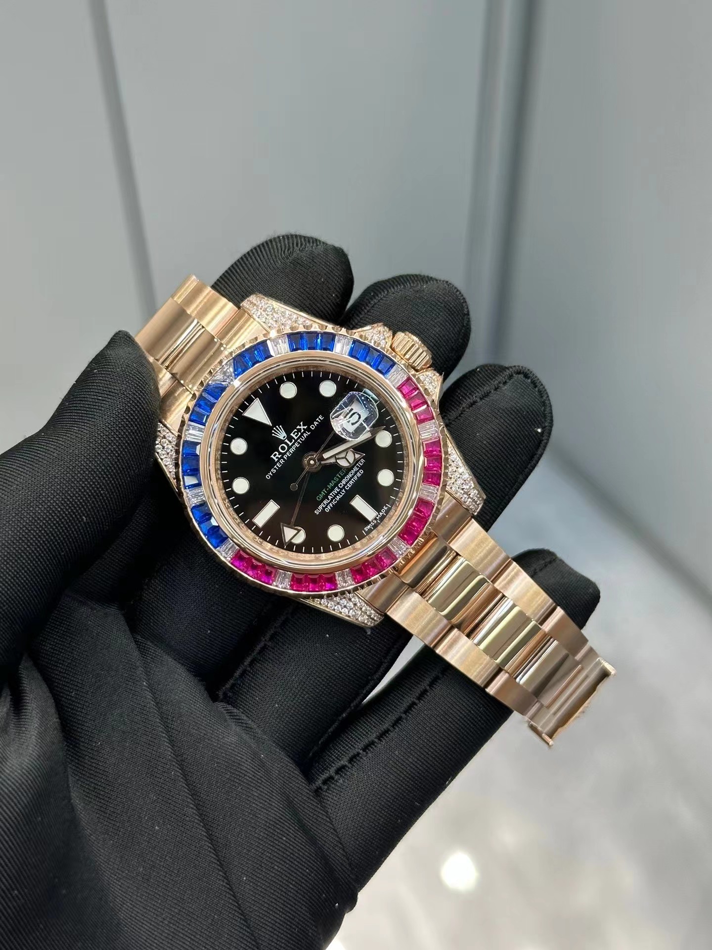 Rolex GMT Master 3285  M126755SARU-0003 - Ultimate 1:1 Super Clone Precision Watches