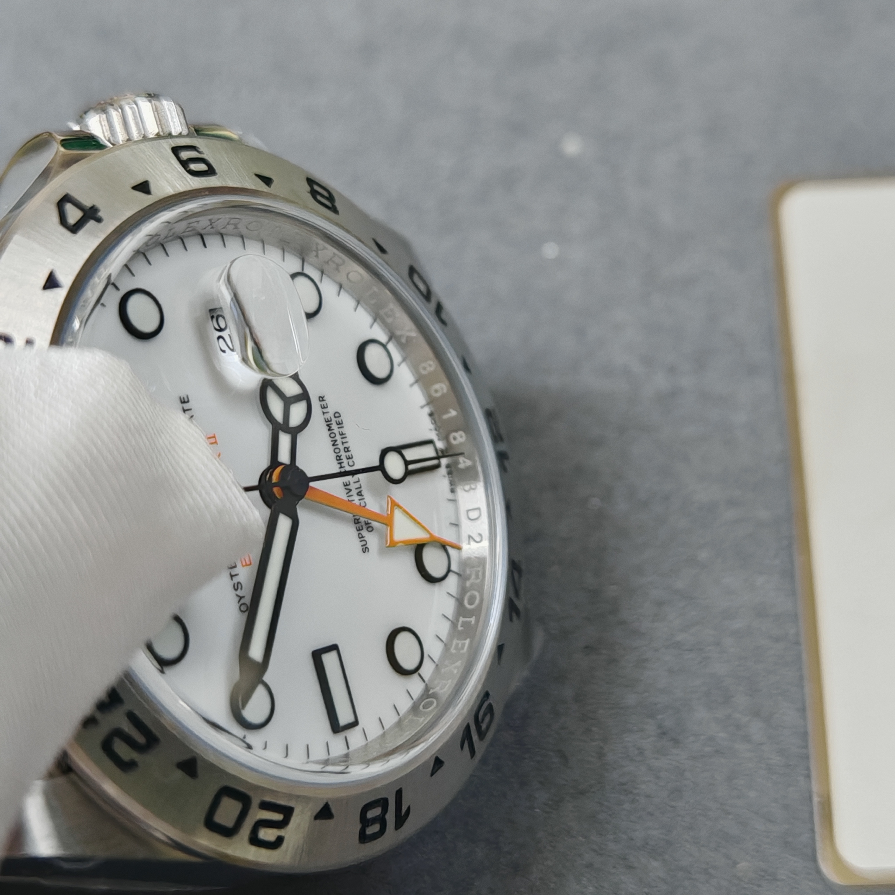 Rolex Explorer II M226570-0001 Steel White Dial 42mm Super Clone