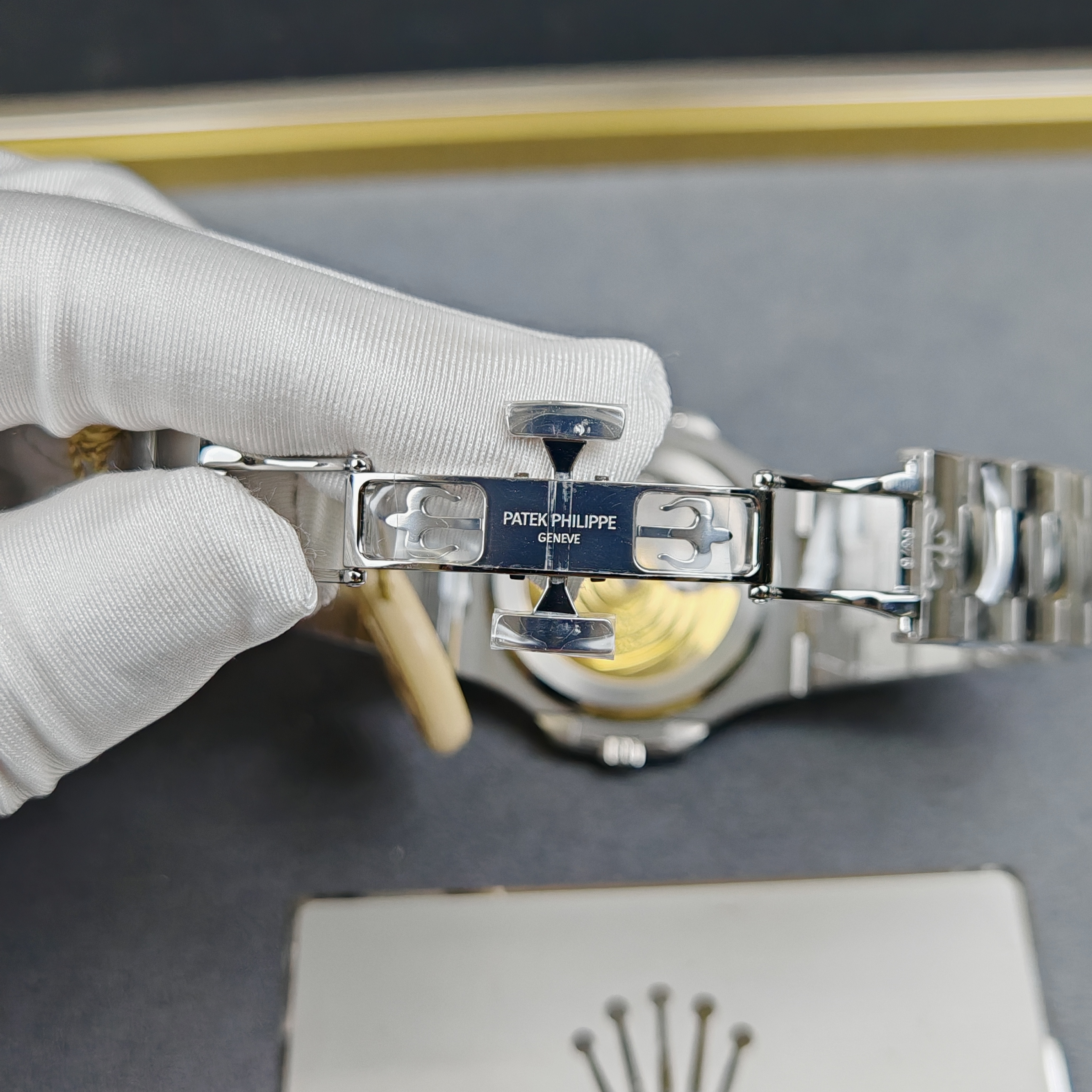 Super Clone 1:1 Patek Philippe Nautilus 5811 – Blue Dial / Full Stainless Steel