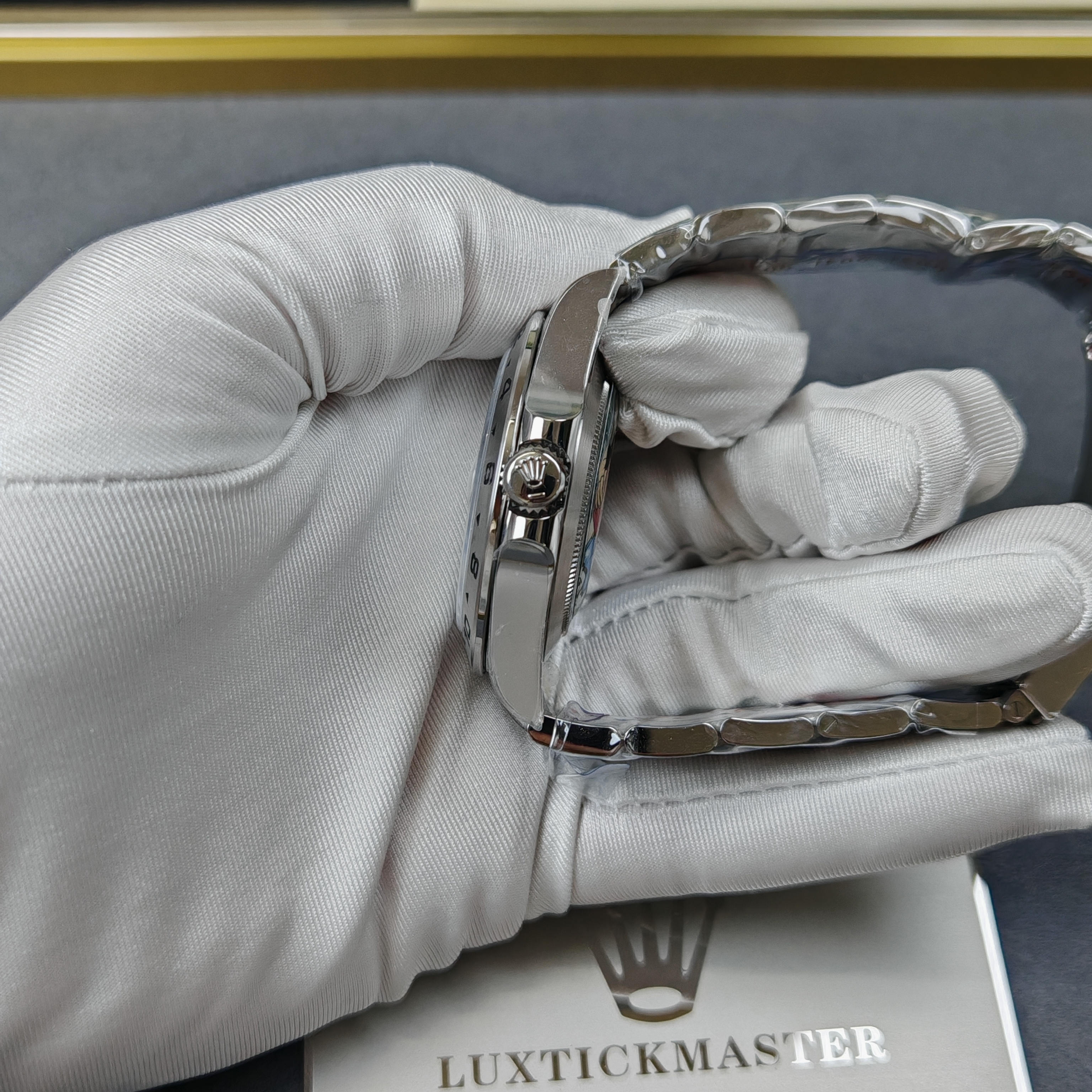 Rolex Explorer II M226570-0001 Steel White Dial 42mm Super Clone