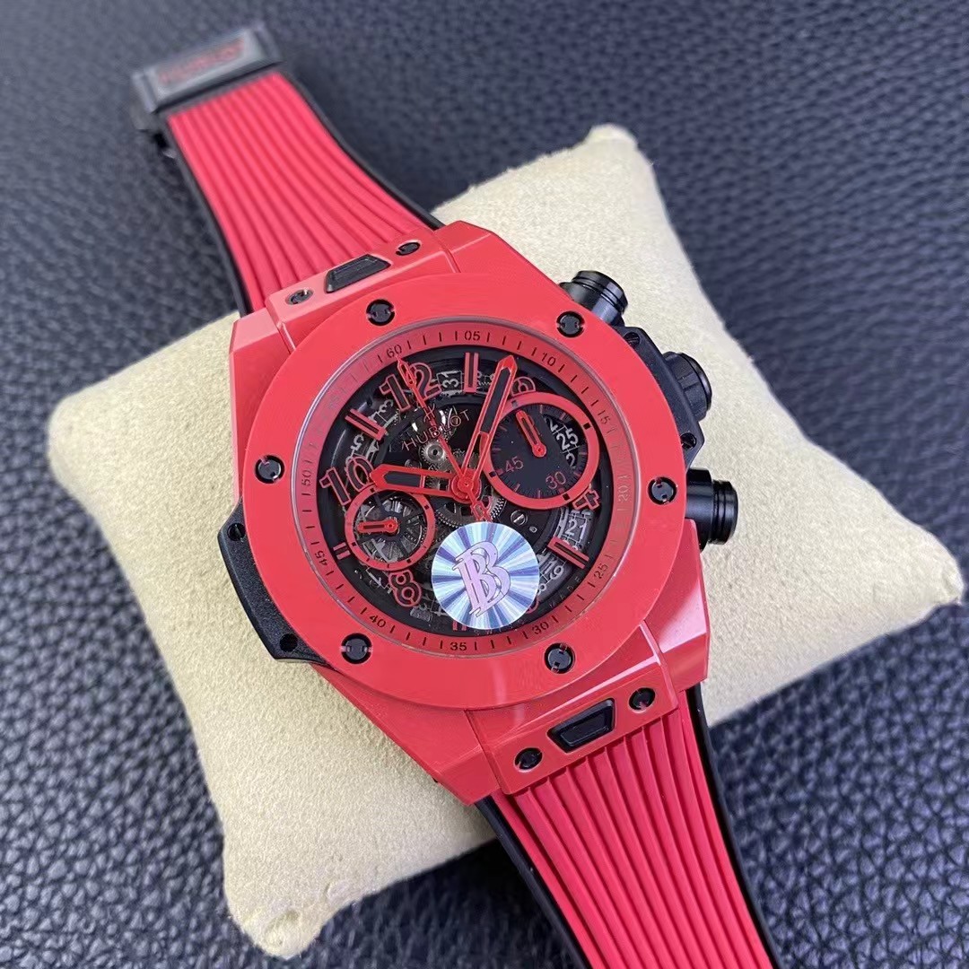 Super clone 1:1 BBF Factory Hublot Big Bang Unico 411.CF.8513.RX Red Ceramics