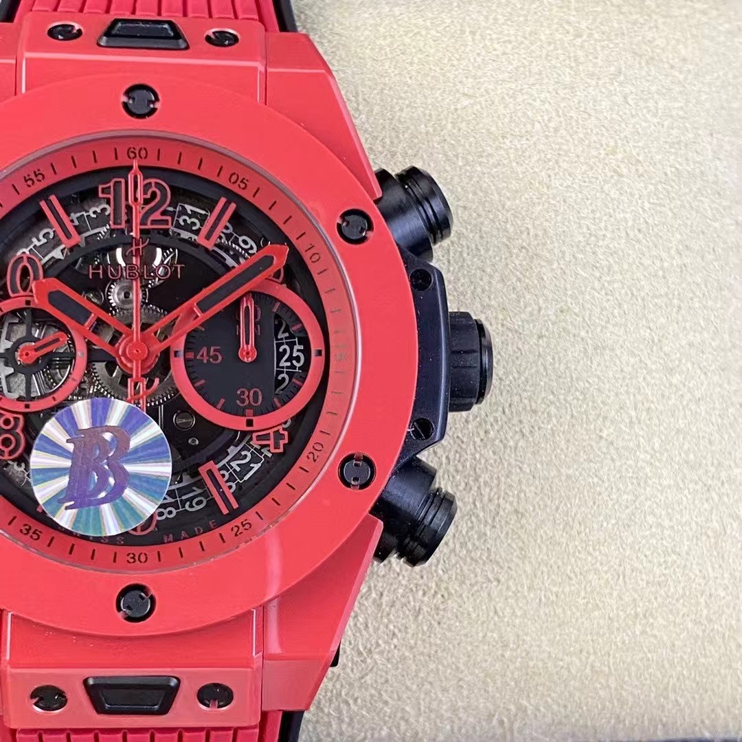 Super clone 1:1 BBF Factory Hublot Big Bang Unico 411.CF.8513.RX Red Ceramics