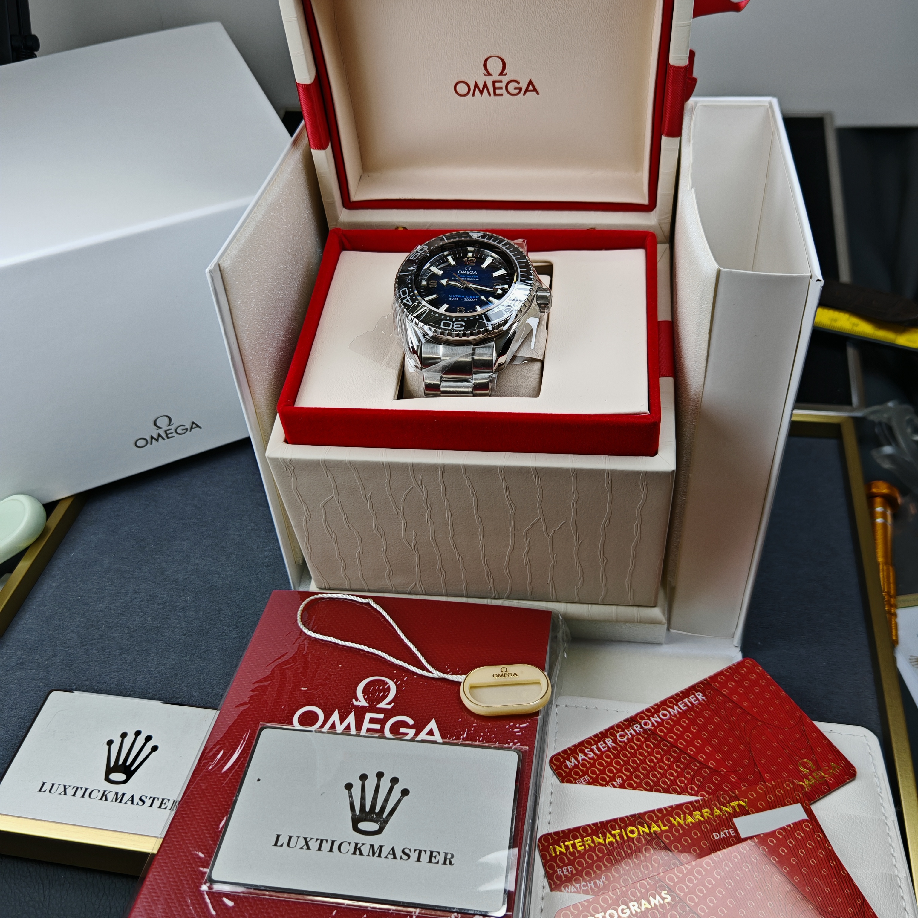 OMEGA Super Clone Seamaster Ocean Planet 6000M  Watch