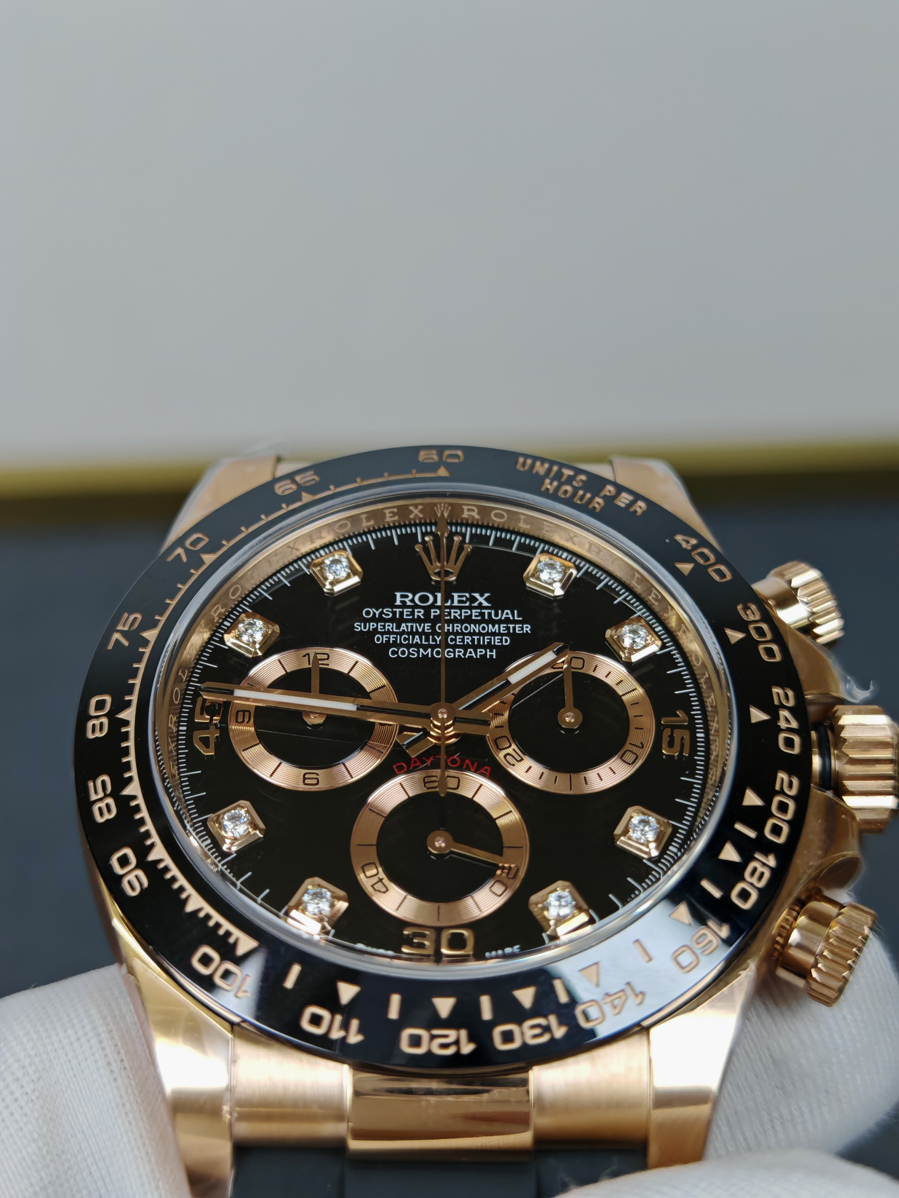 Rolex Super Clone Watches 1:1 Daytona Diamond m116515LN-0057 4130 Movement