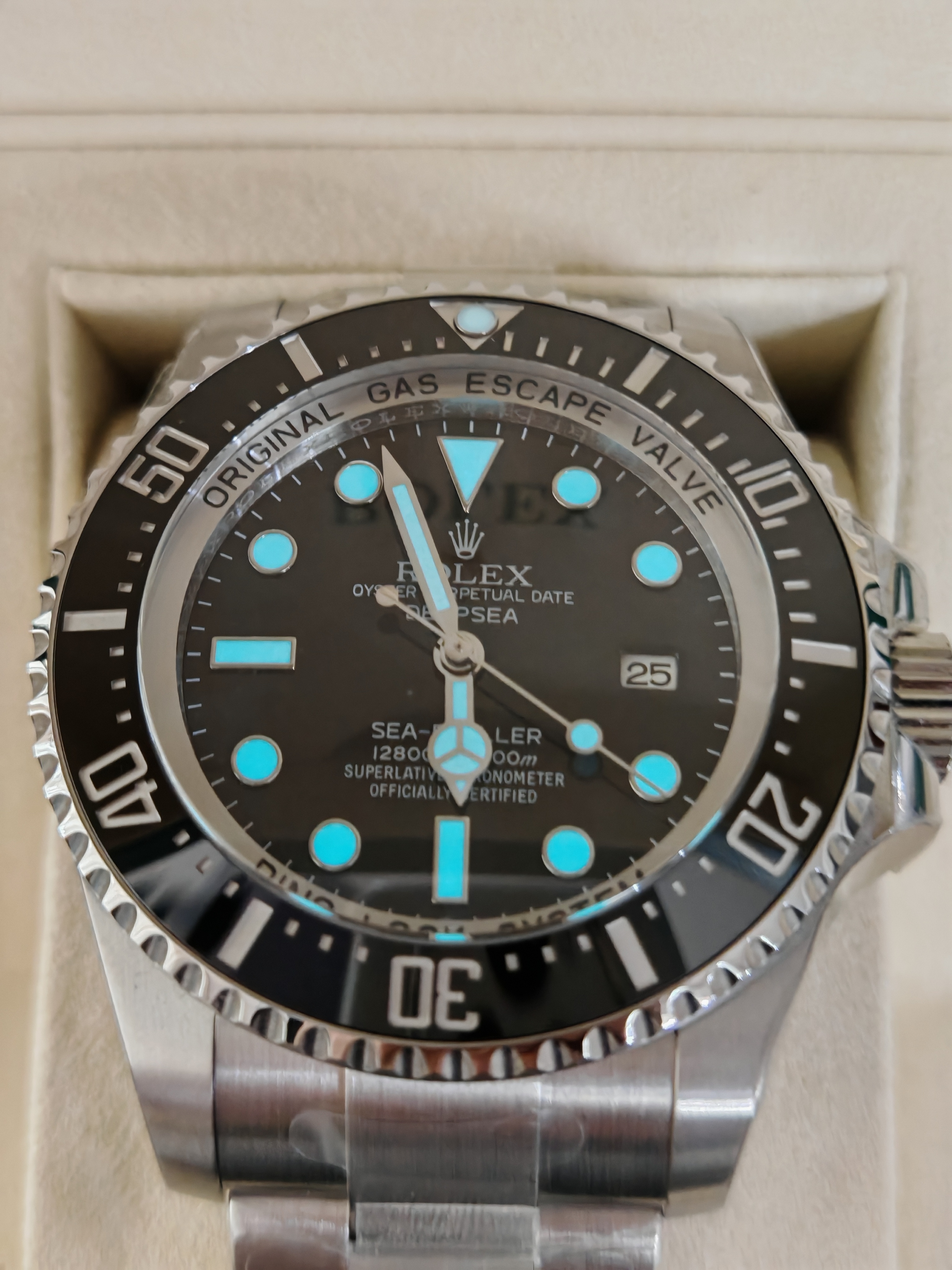 Super Clone Rolex 1:1 Sea-Dweller Deepsea  126660-0001 3235 Movement 44mm Watches