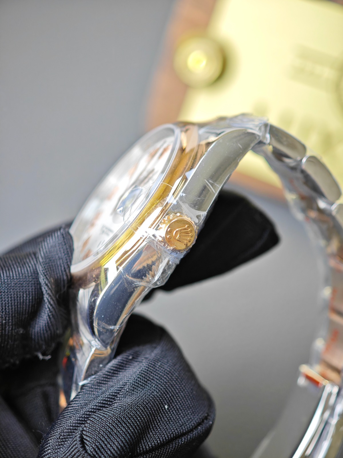 Super Clone Rolex 1:1  Datejust 36mm Stainless Steel and Rose Gold Ladies Watches