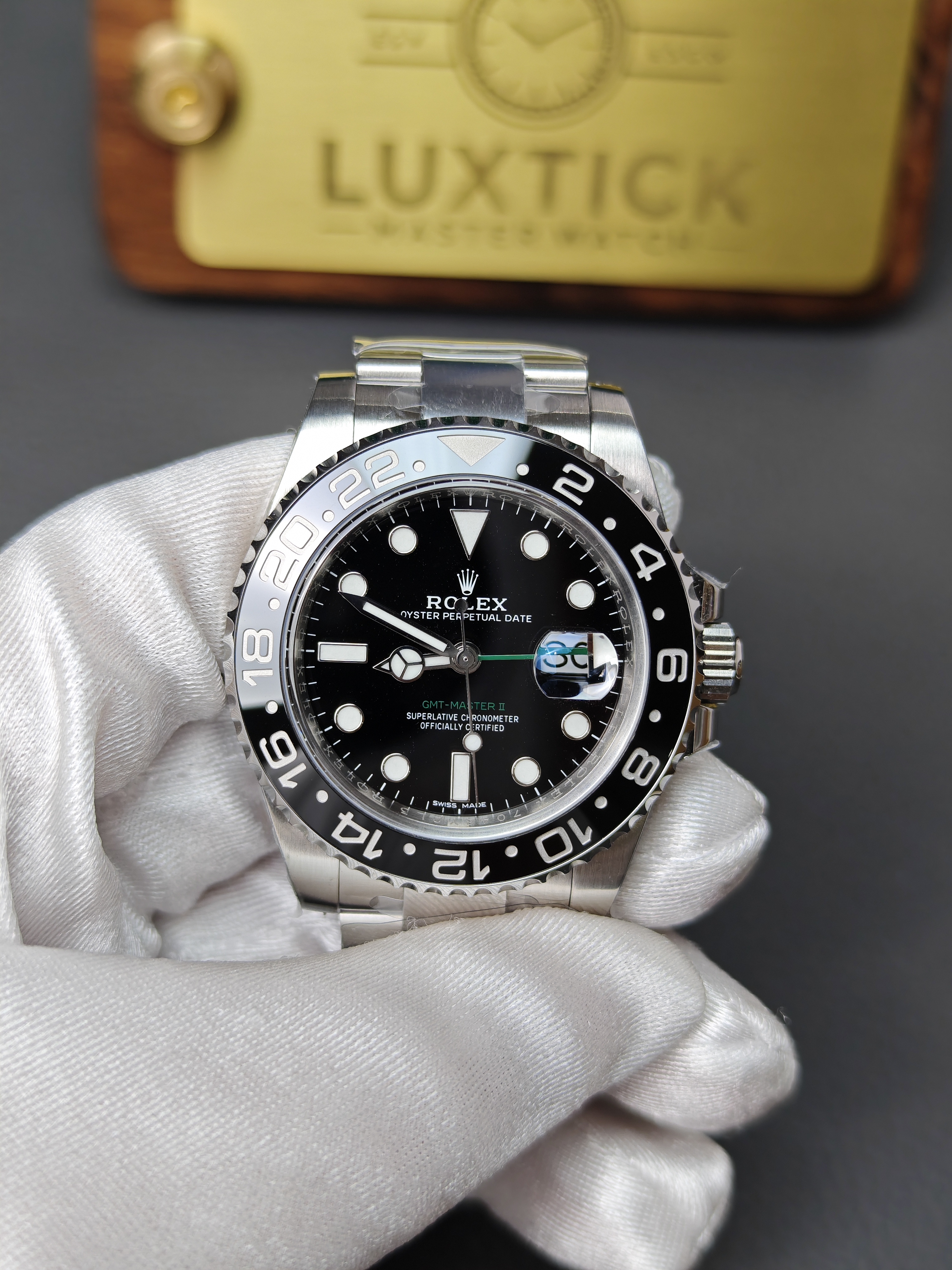 Super Clone Rolex 1:1 GMT Master  116710LN-0001 3186 Movement Watches