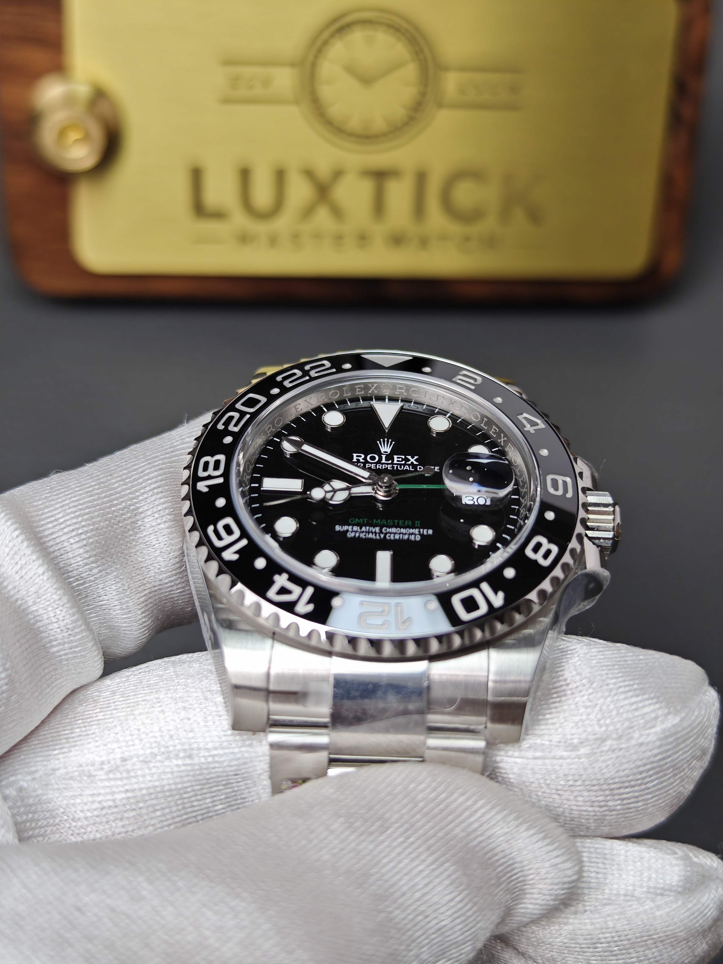 Super Clone Rolex 1:1 GMT Master  116710LN-0001 3186 Movement Watches