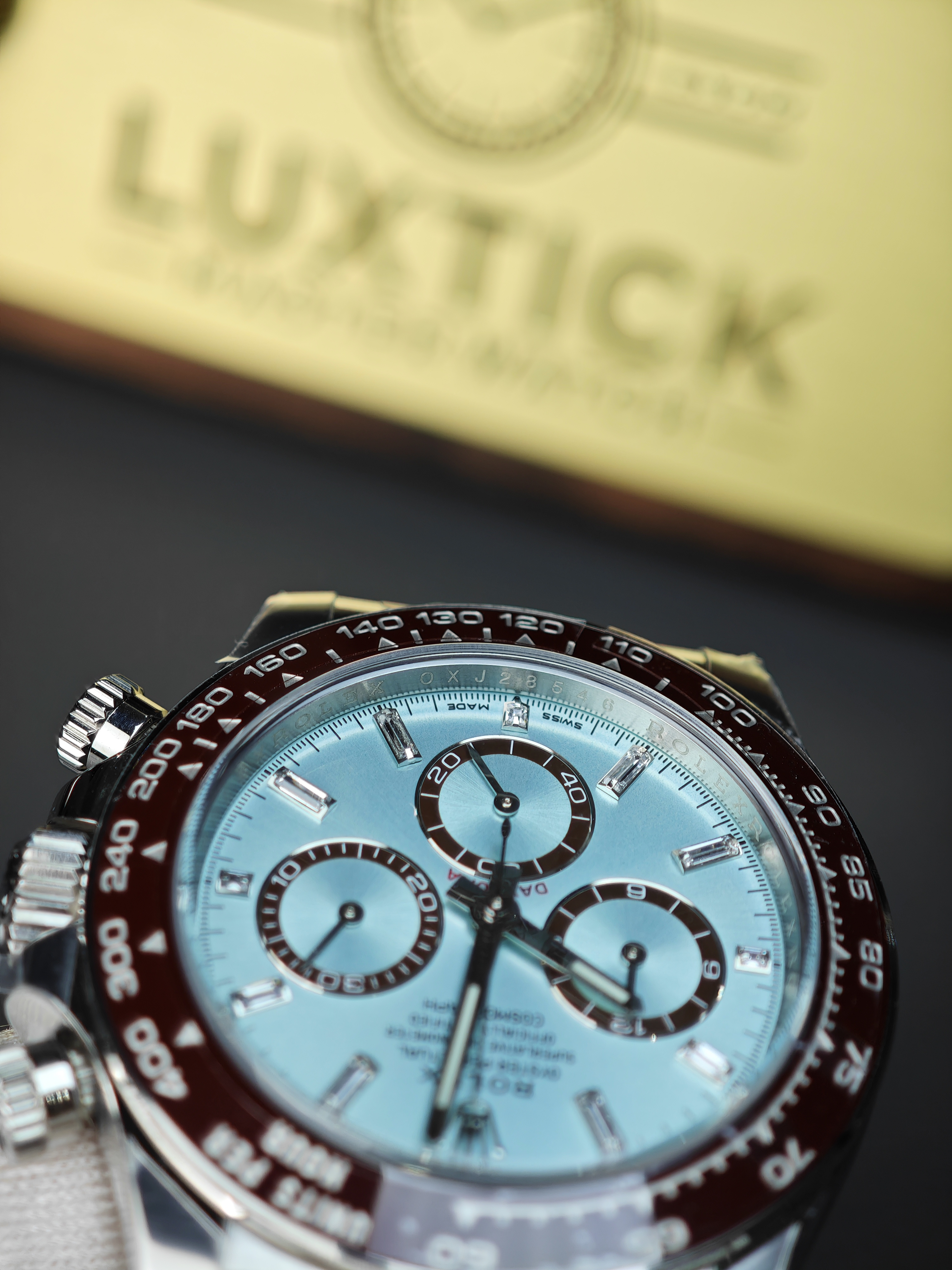 Rolex Cosmograph New Daytona m126506 with Ice Blue Diamond Dial 4131 movement Super Clone
