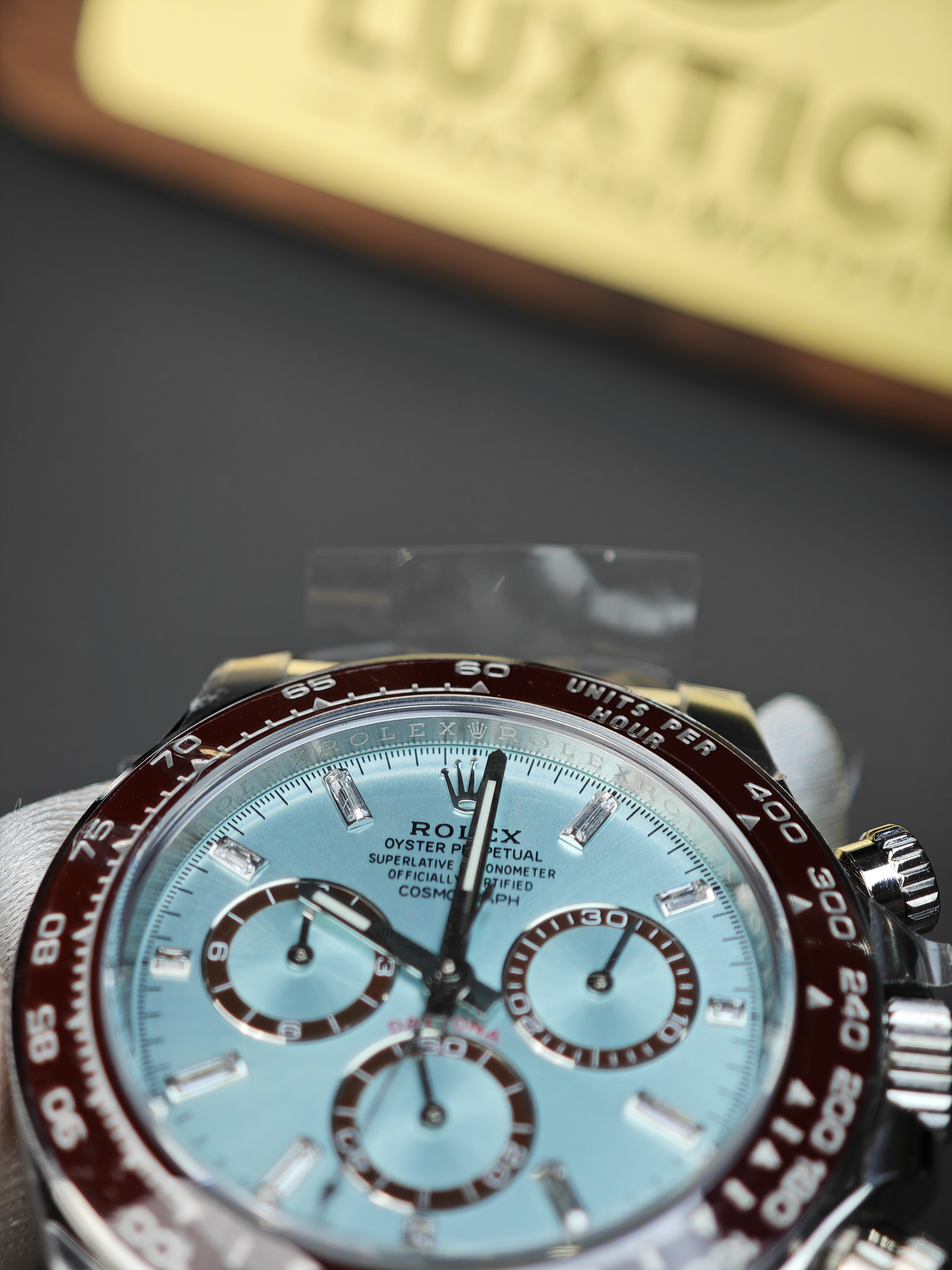 Rolex Cosmograph New Daytona m126506 with Ice Blue Diamond Dial 4131 movement Super Clone