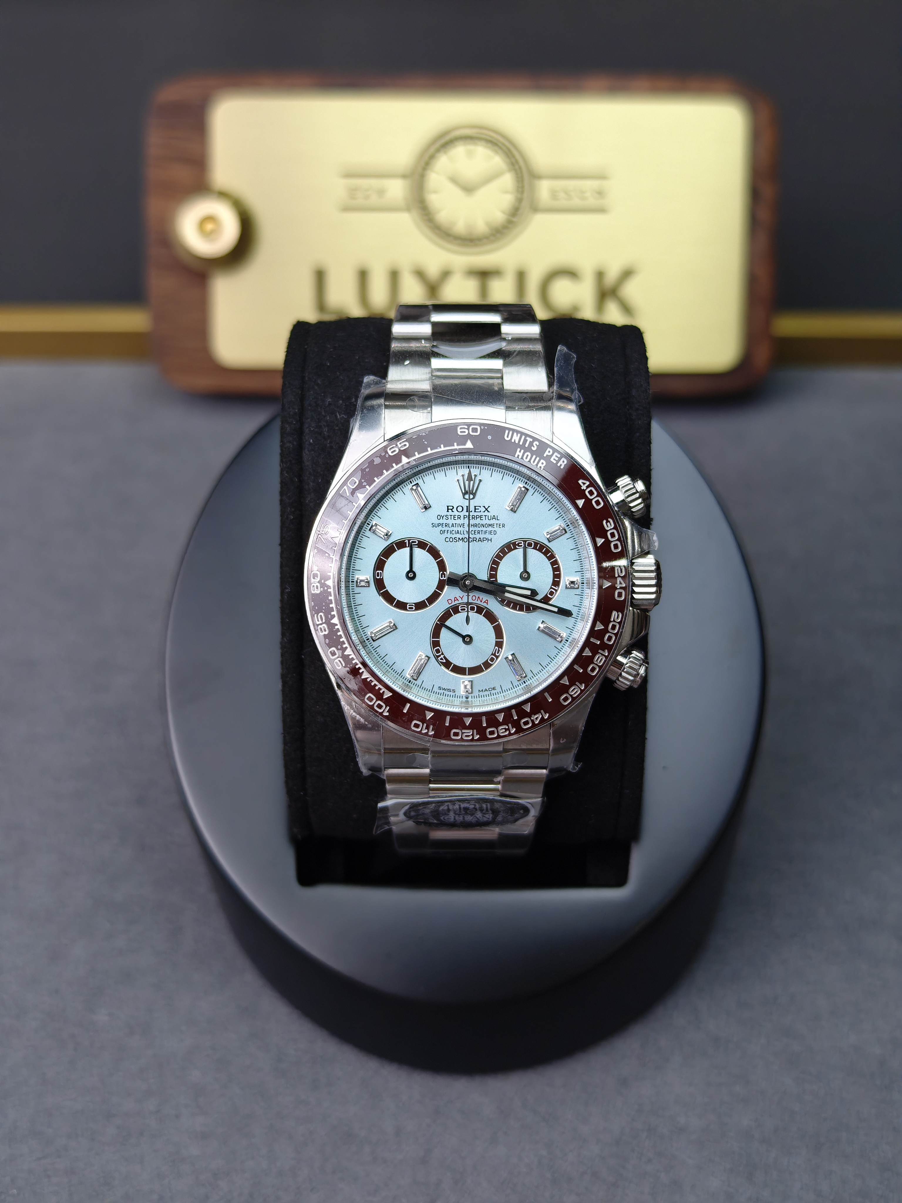 Rolex Cosmograph New Daytona m126506 with Ice Blue Diamond Dial 4131 movement Super Clone