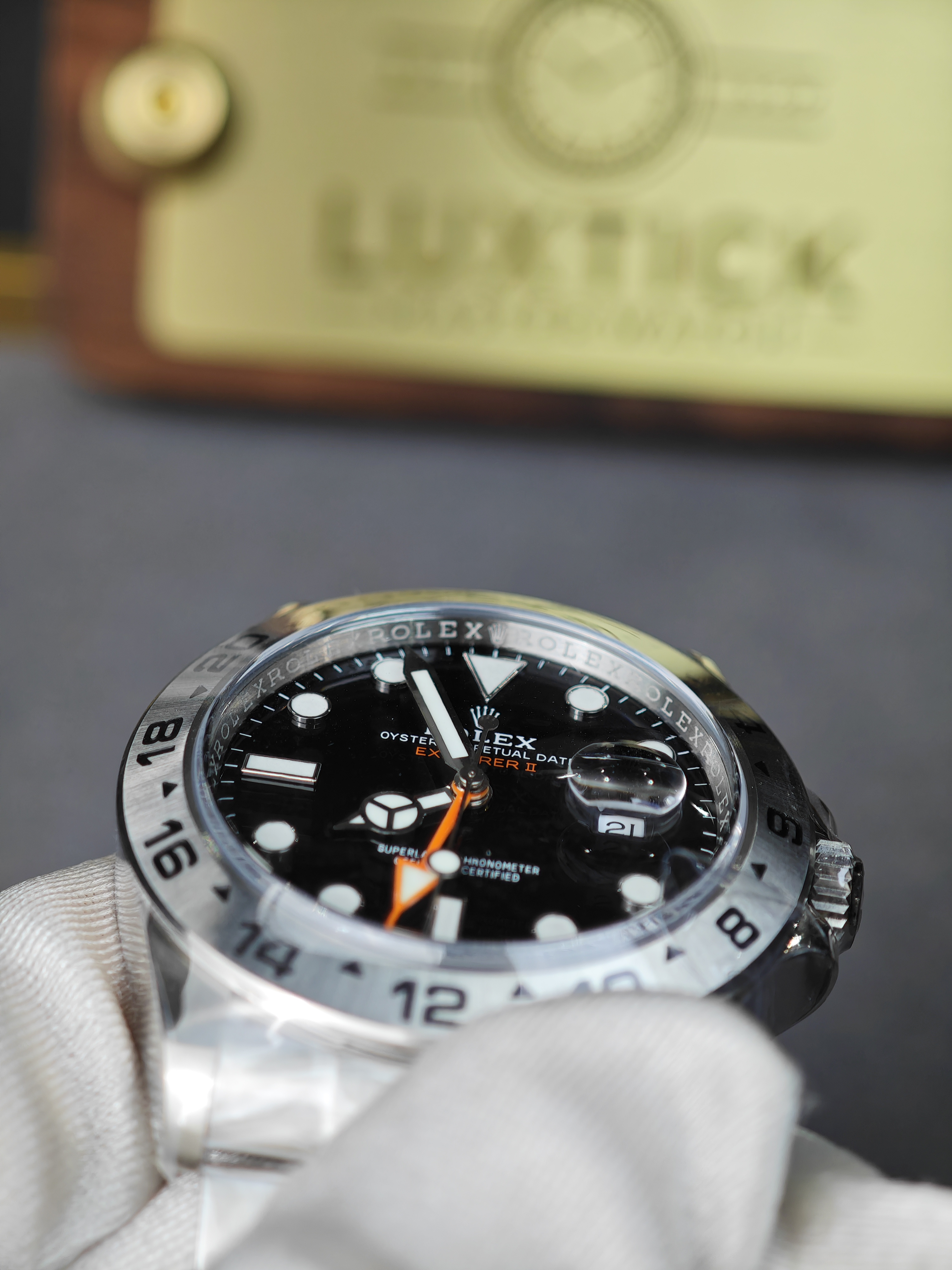 Rolex Explorer II M226570-0002 Steel Black Dial 42mm Super Clone