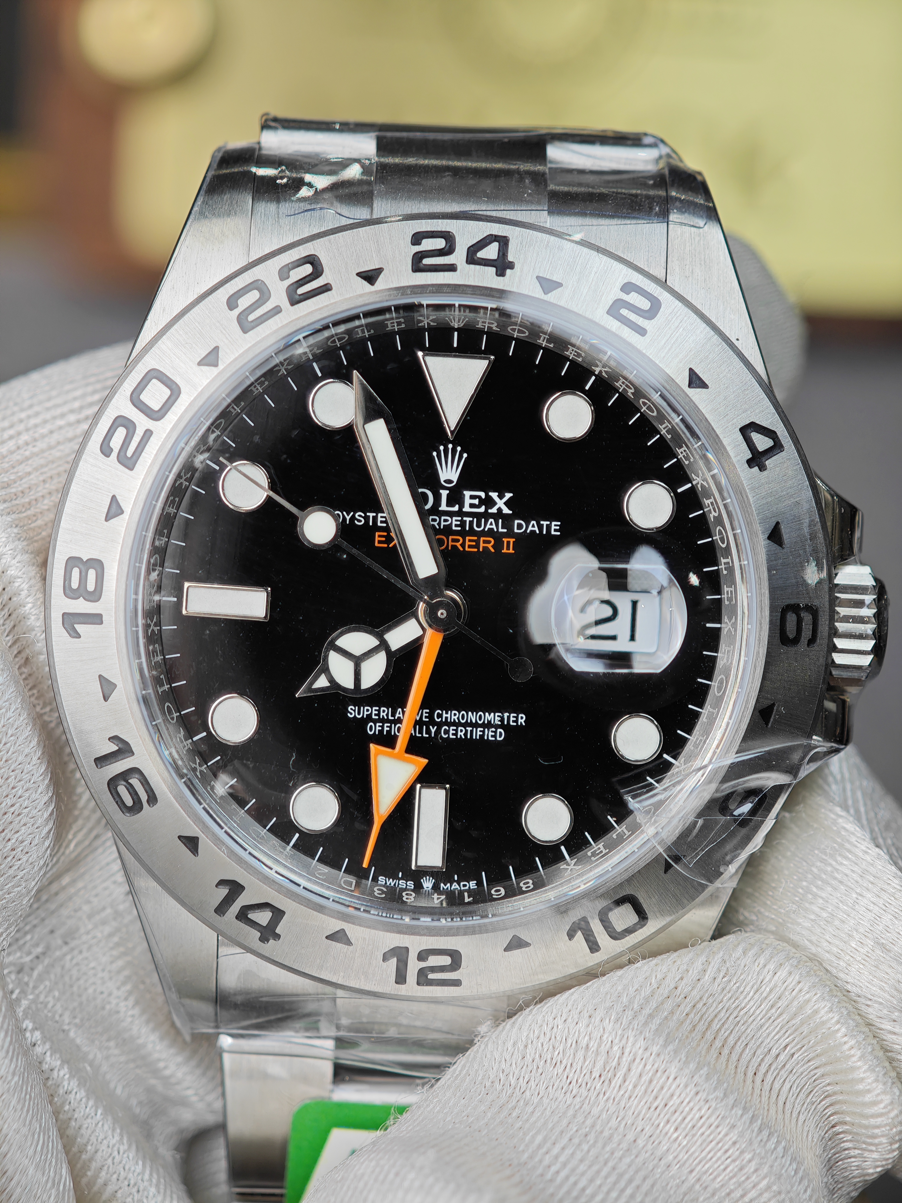 Rolex Explorer II M226570-0002 Steel Black Dial 42mm Super Clone