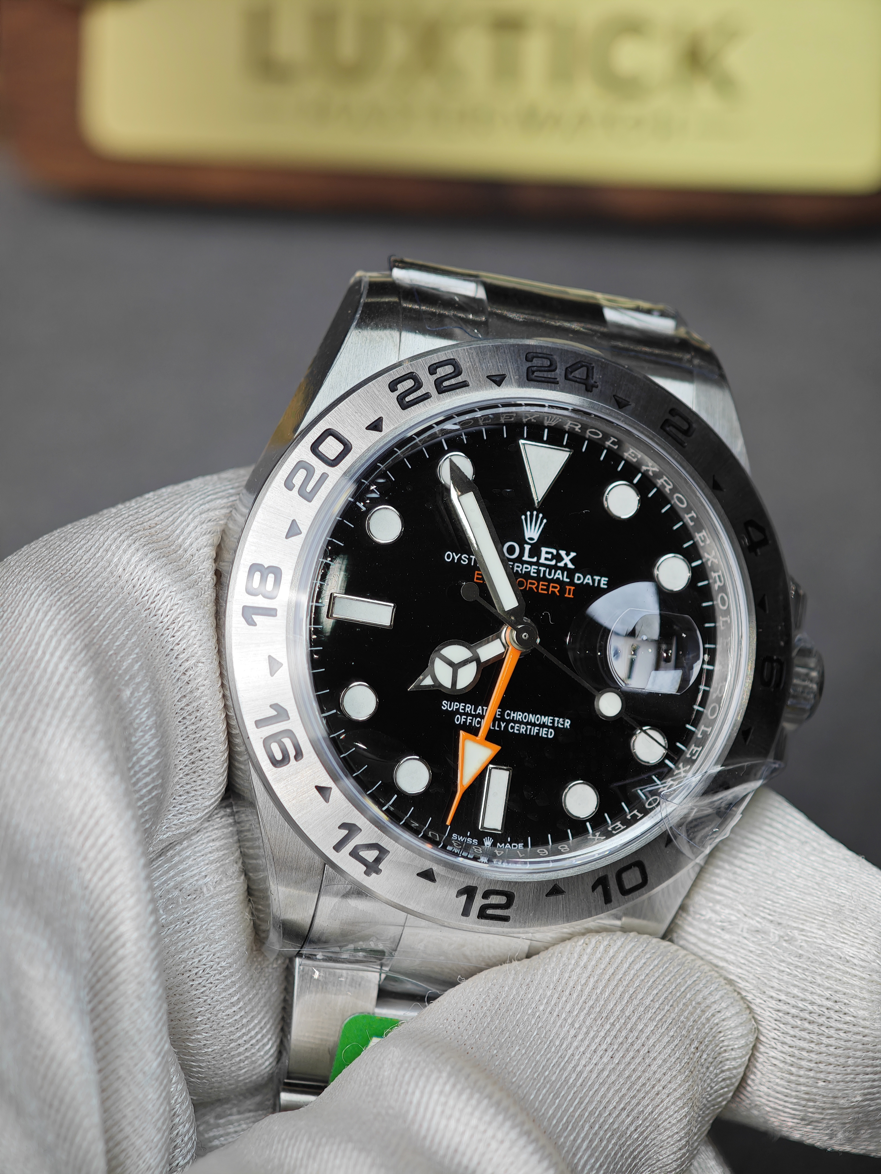 Rolex Explorer II M226570-0002 Steel Black Dial 42mm Super Clone