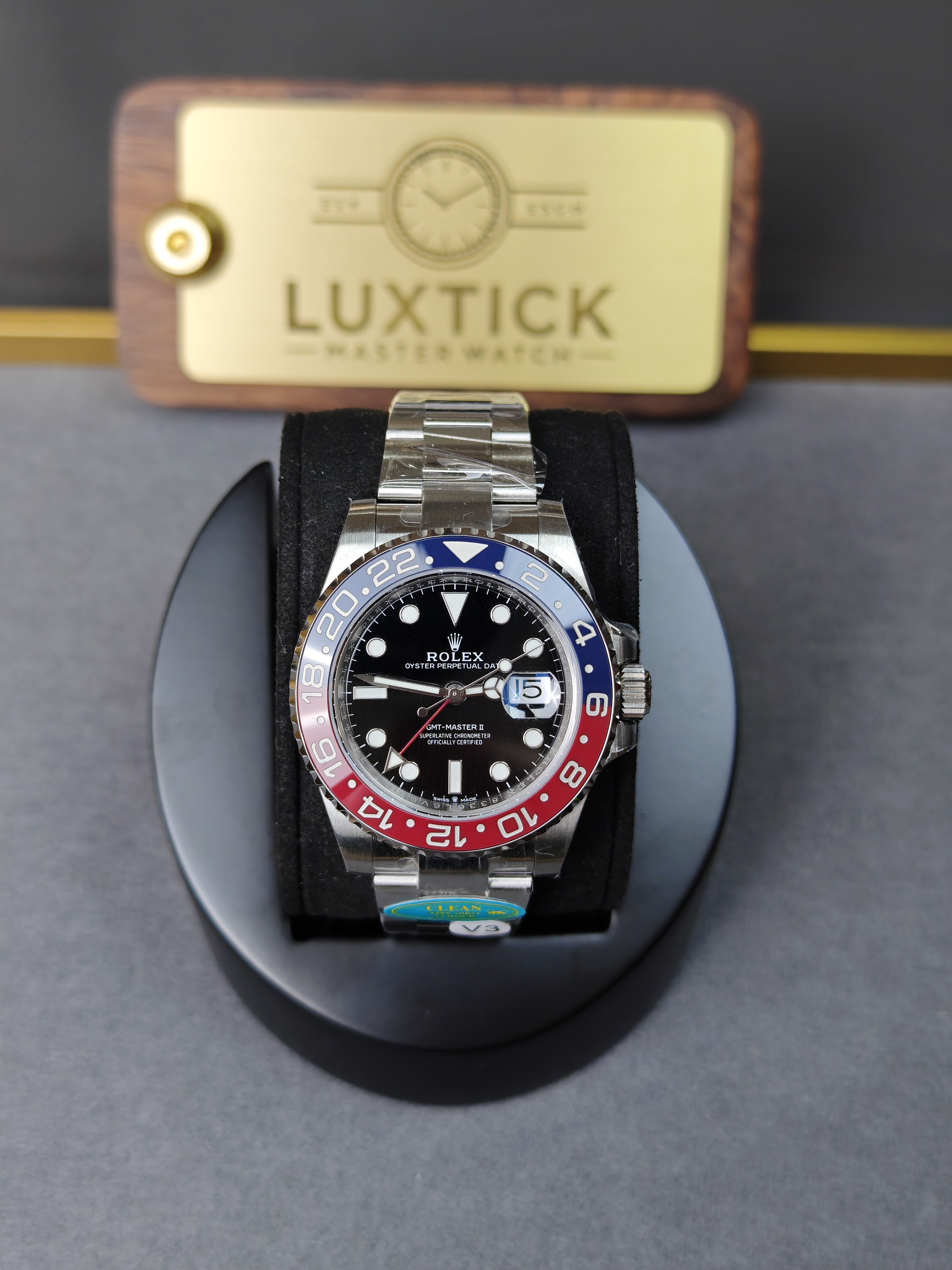 Rolex GMT Master II 126710BLRO Stainless Steel 'Pepsi' on Oyster (40mm) Super Clone