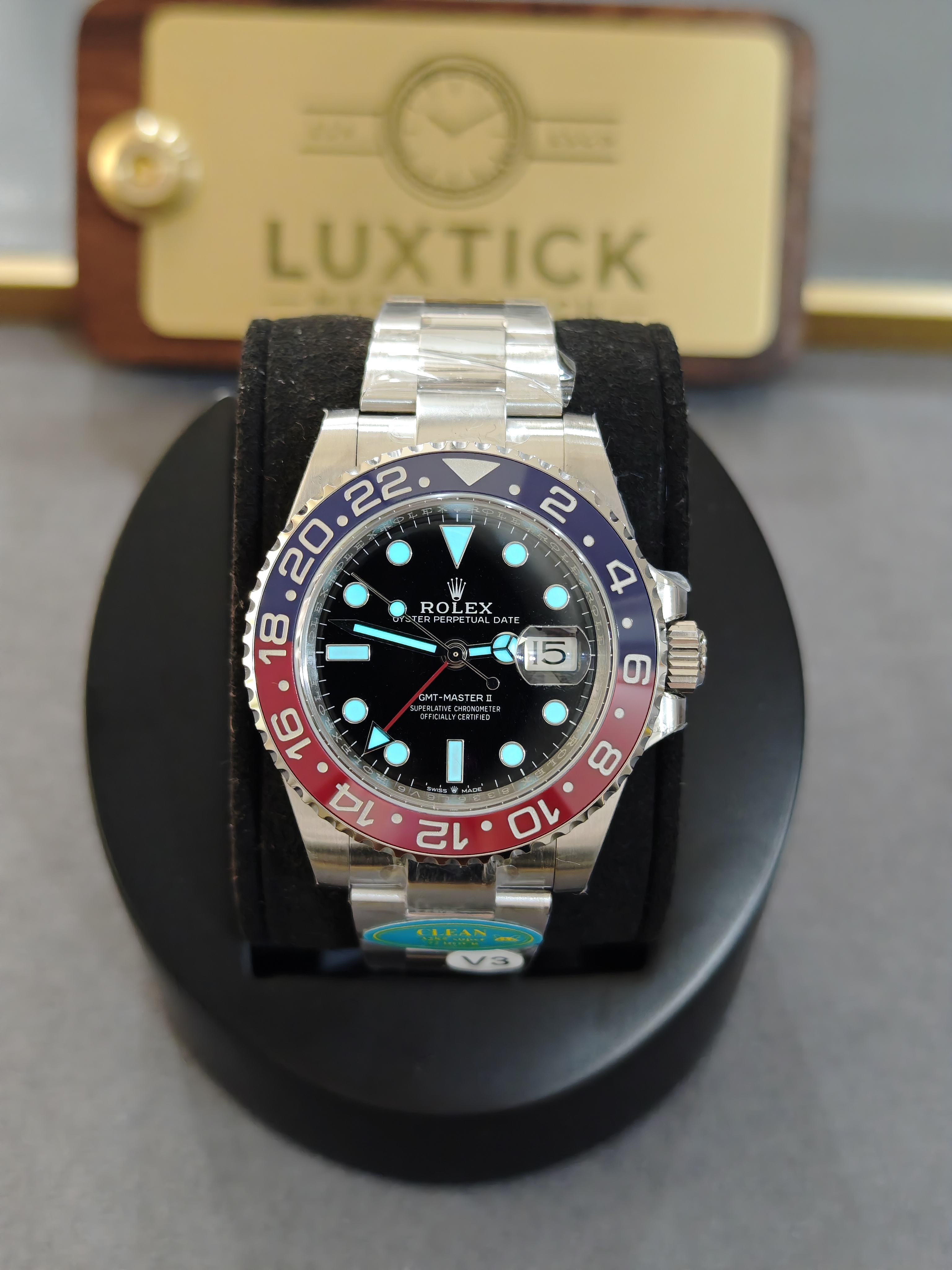 Rolex GMT Master II 126710BLRO Stainless Steel 'Pepsi' on Oyster (40mm) Super Clone