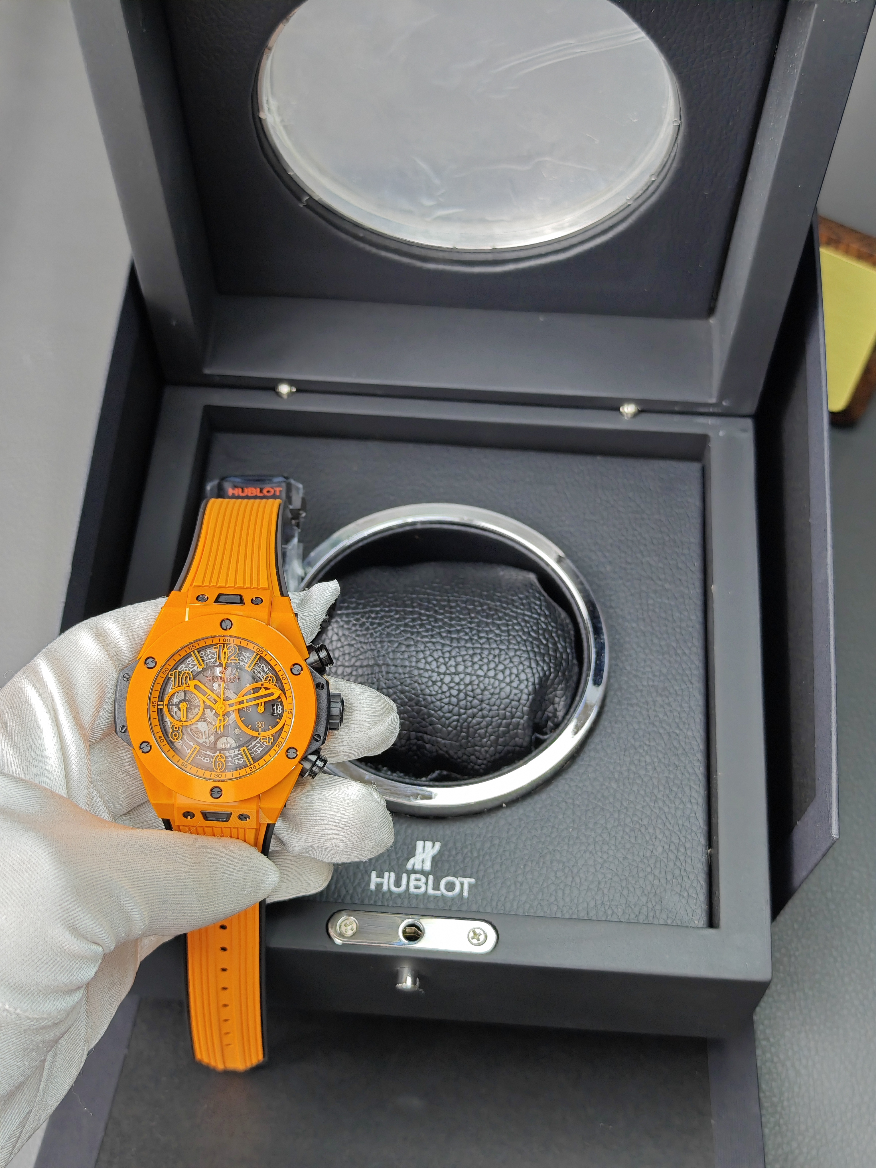 Super Clone Hublot Big Bang Unico Orange Ceramic 42mm Watches
